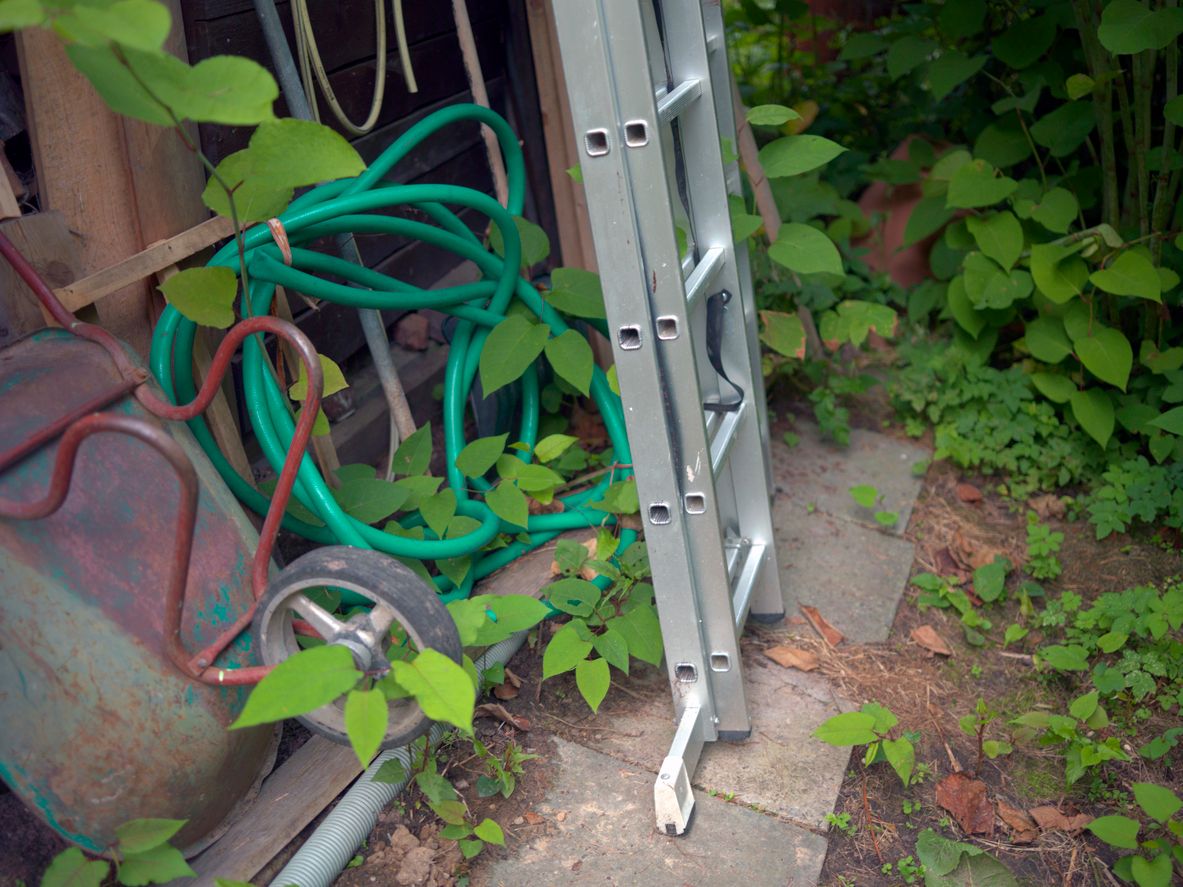 Beim Sturz von der Leiter zog sich der 74-Jährige tödliche Verletzungen zu. Symbolbild.