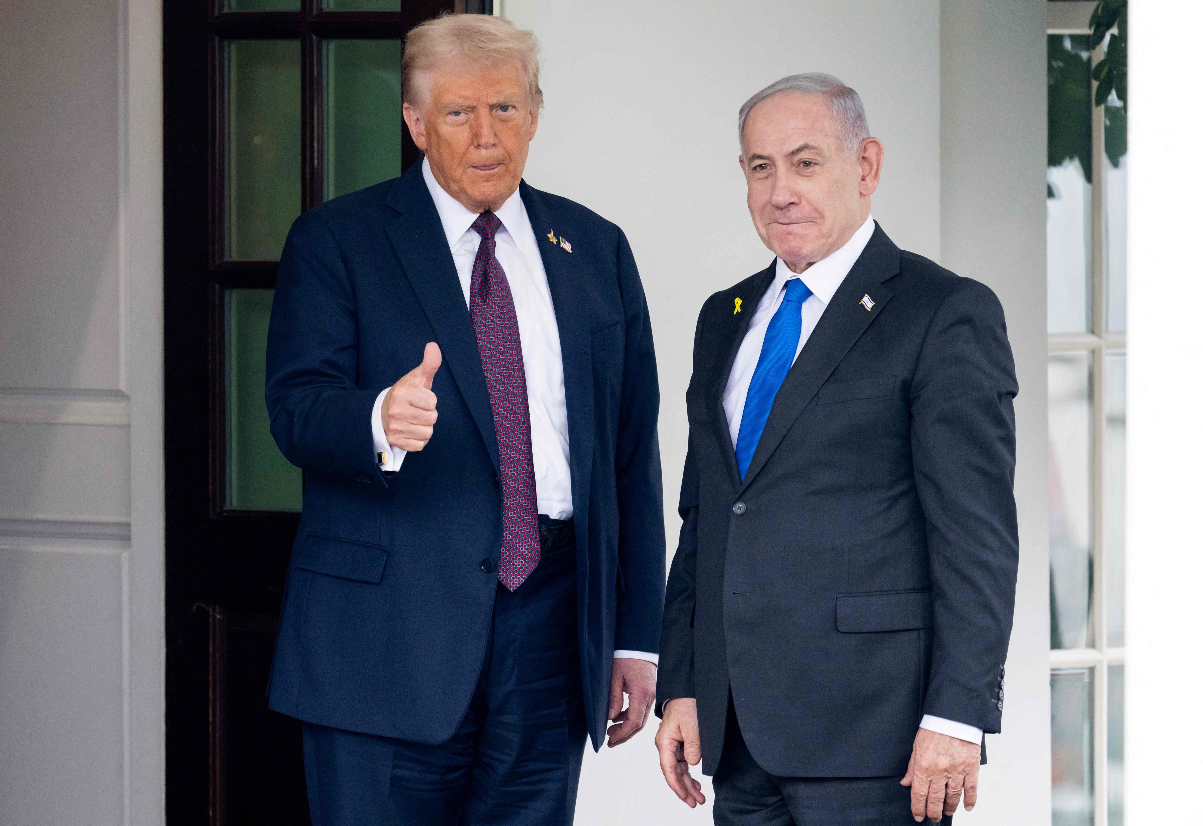 Israels Ministerpräsident Benjamin Netanjahu besuchte am Montag das Weiße Haus und US-Präsident Donald Trump in Washington D.C.