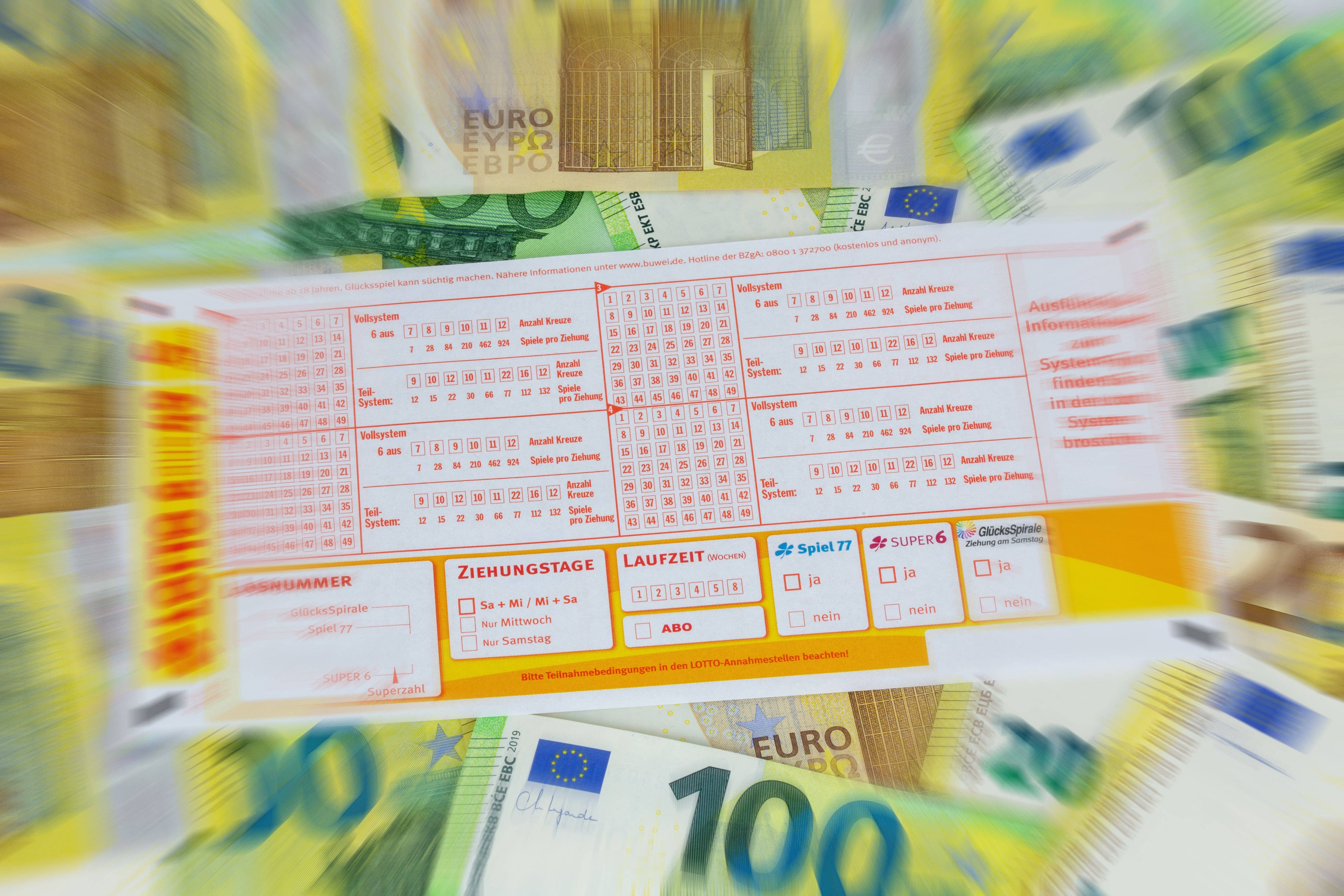 Der Familienvater hatte den Sieger-Schein ein halbes Jahr lang in seiner Jackentasche. Symbolbild.