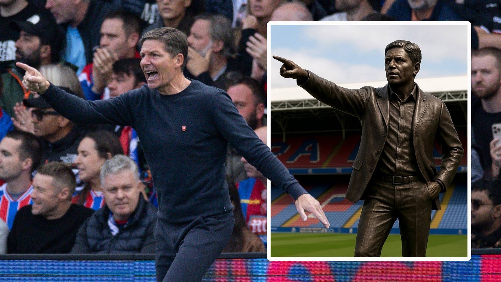 Heute.at - Statue für Glasner: Fans feiern ihren Kult-Trainer