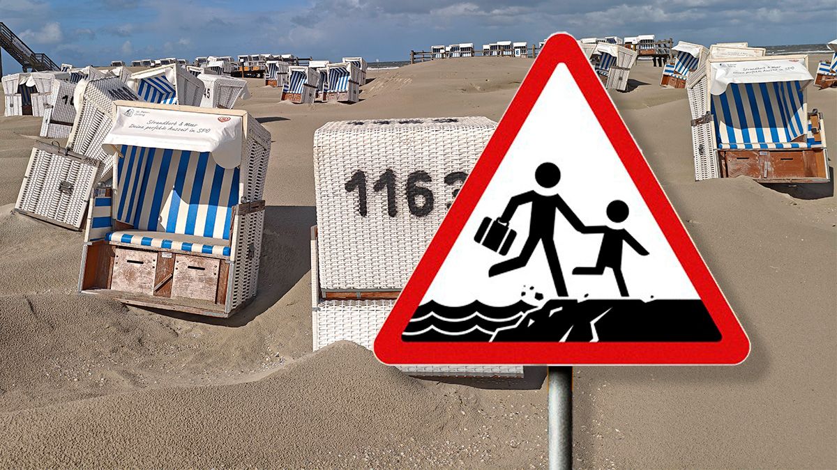 Tiefliegende Küstenregionen werden vom Meeresspiegelanstieg bedroht.