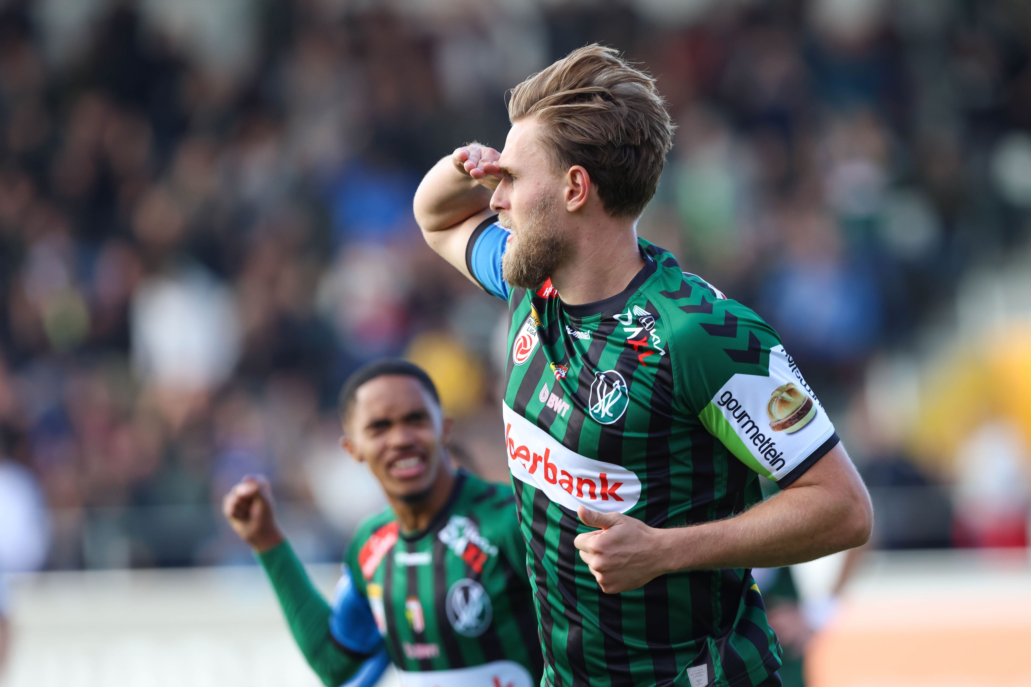 Oliver Steurer hat zum vermeintlichen 1:0 für die SV Ried getroffen. 