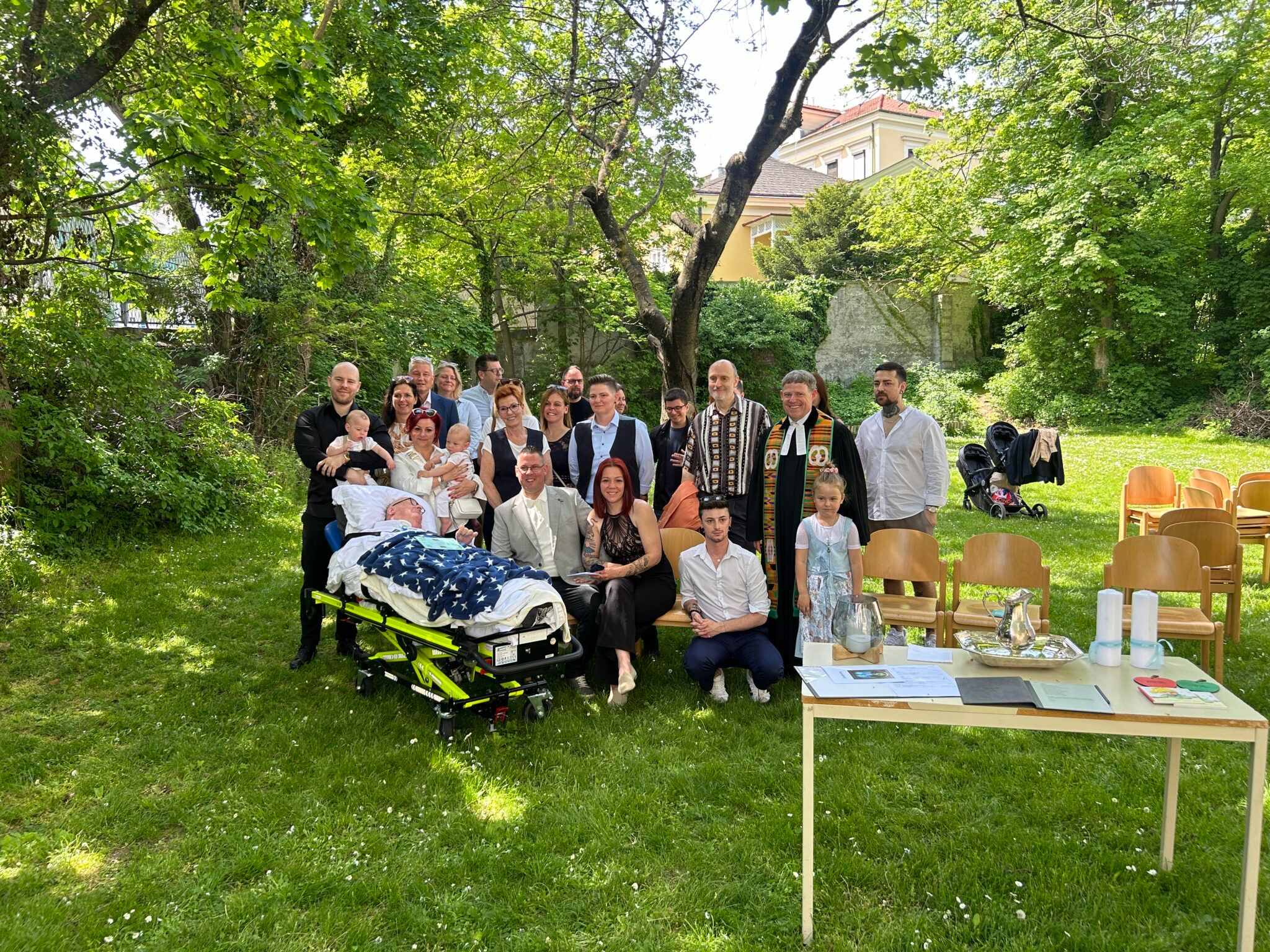 Die Familie konnte die Feier vereint genießen.