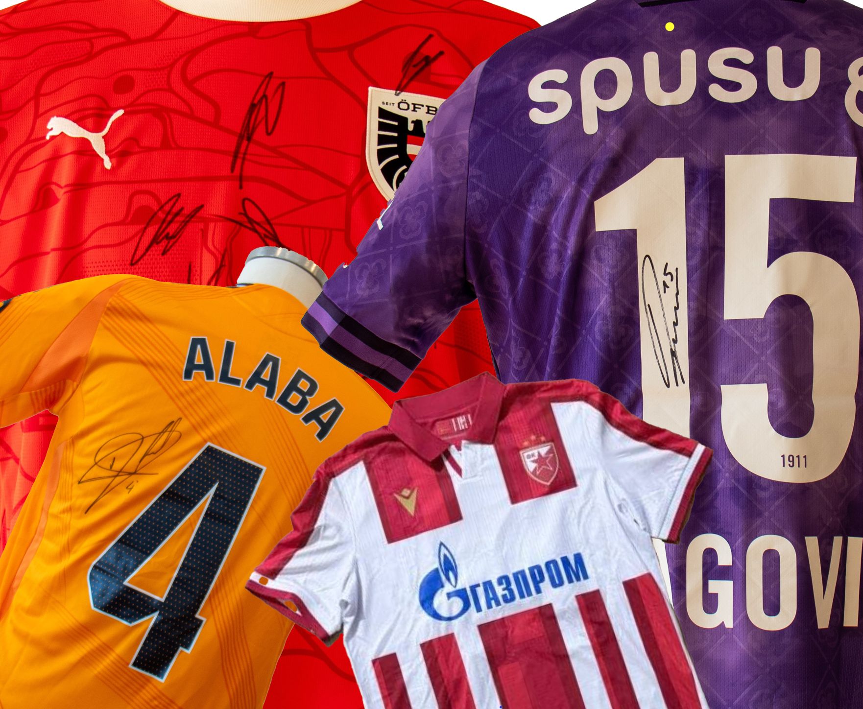 Trikots werden im Dorotheum versteigert