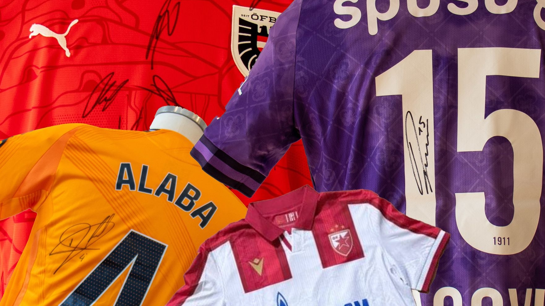 Heute.at - Alaba, Arnautovic – Trikots von Star-Kicker versteigert