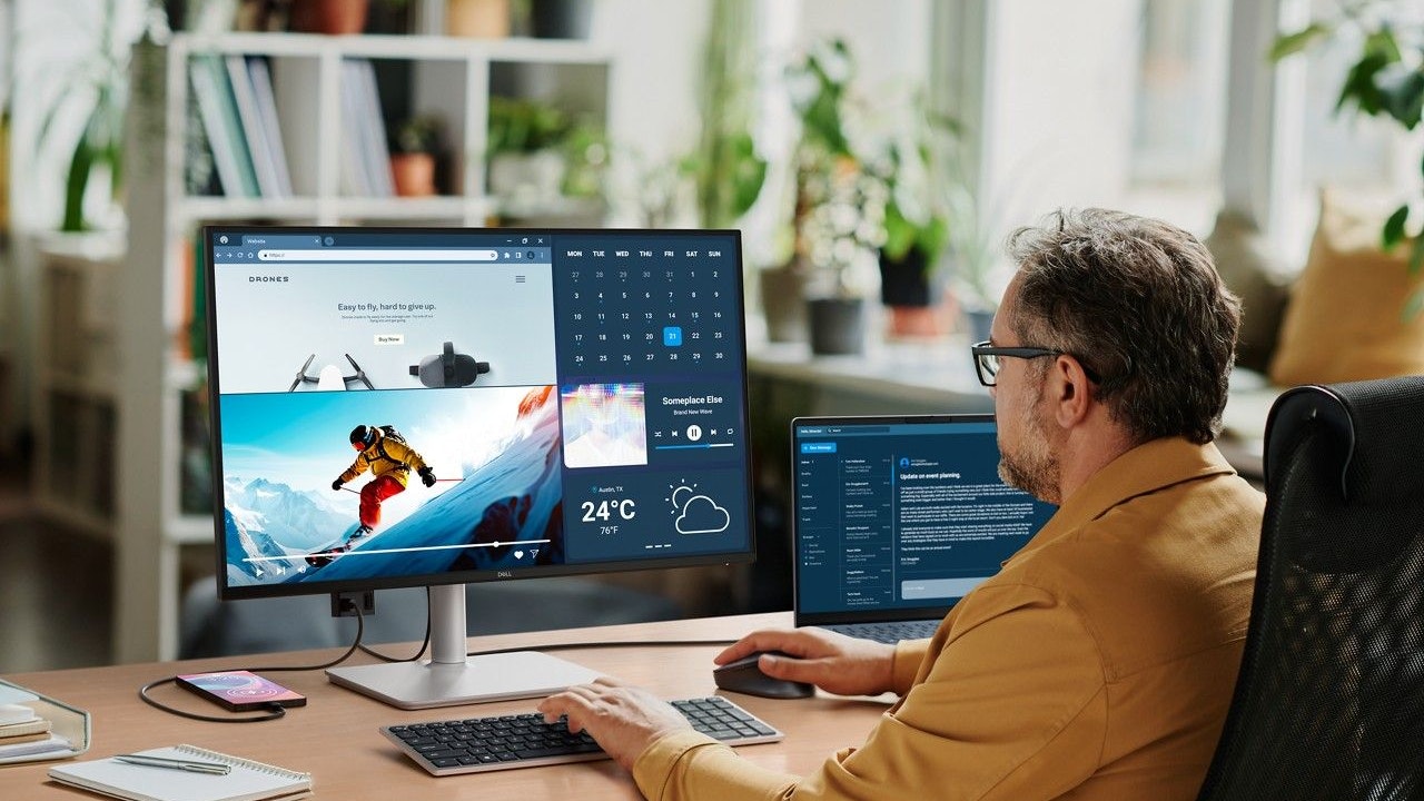 Das Premium-Modell Dell 27 Plus QHD USB-C Monitor (S2725DC): verfügbar ab sofort für 302,40 Euro.