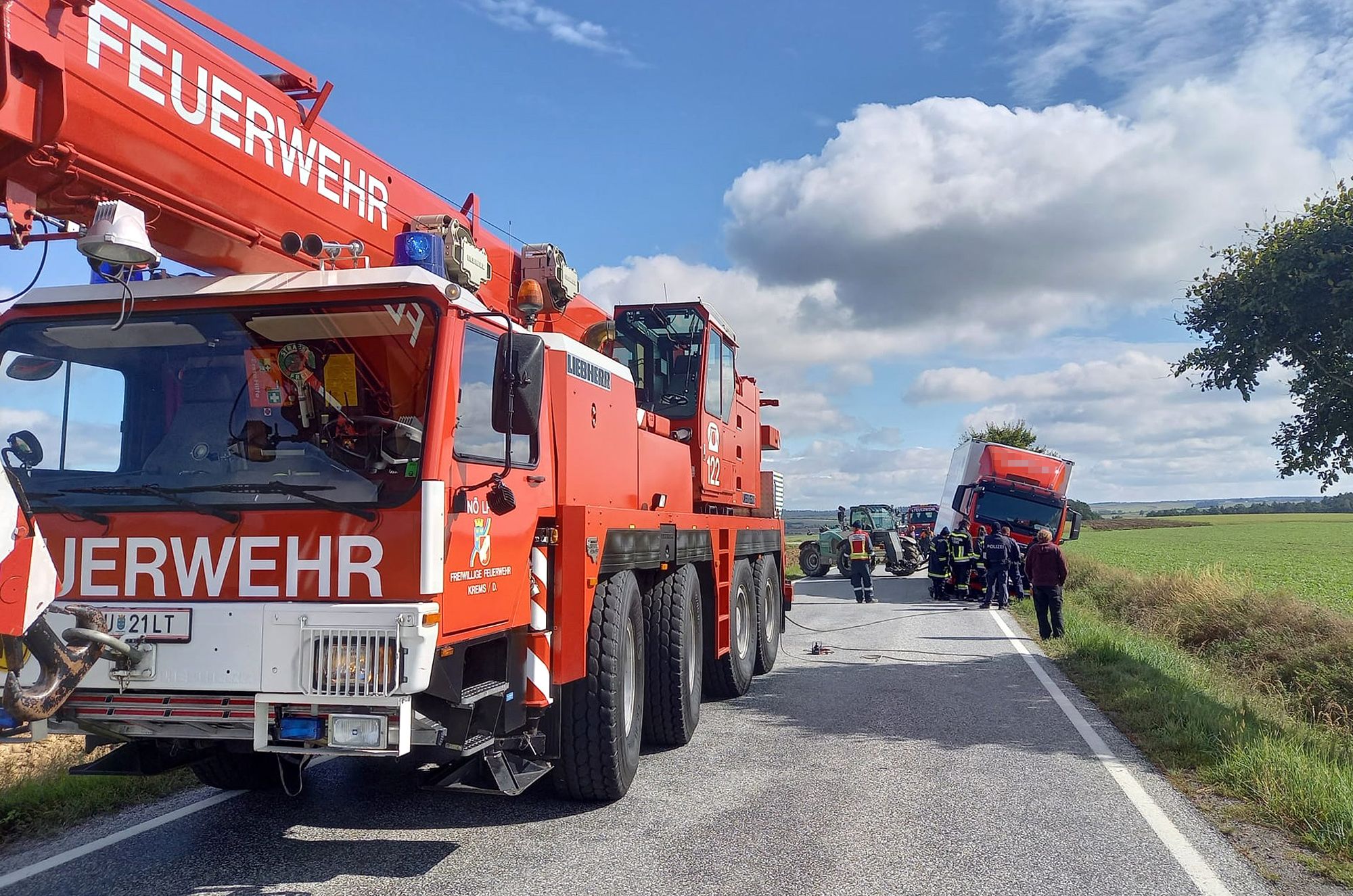 Drei Tonnen Eier haben diesen Lkw gefüllt.