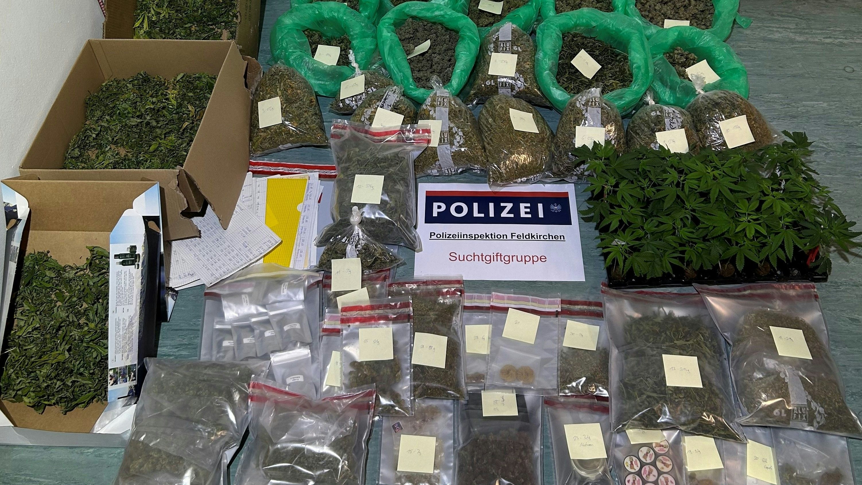 Heute.at - Kärntner hatte 4,7 Kilogramm Drogen in seiner Wohnung