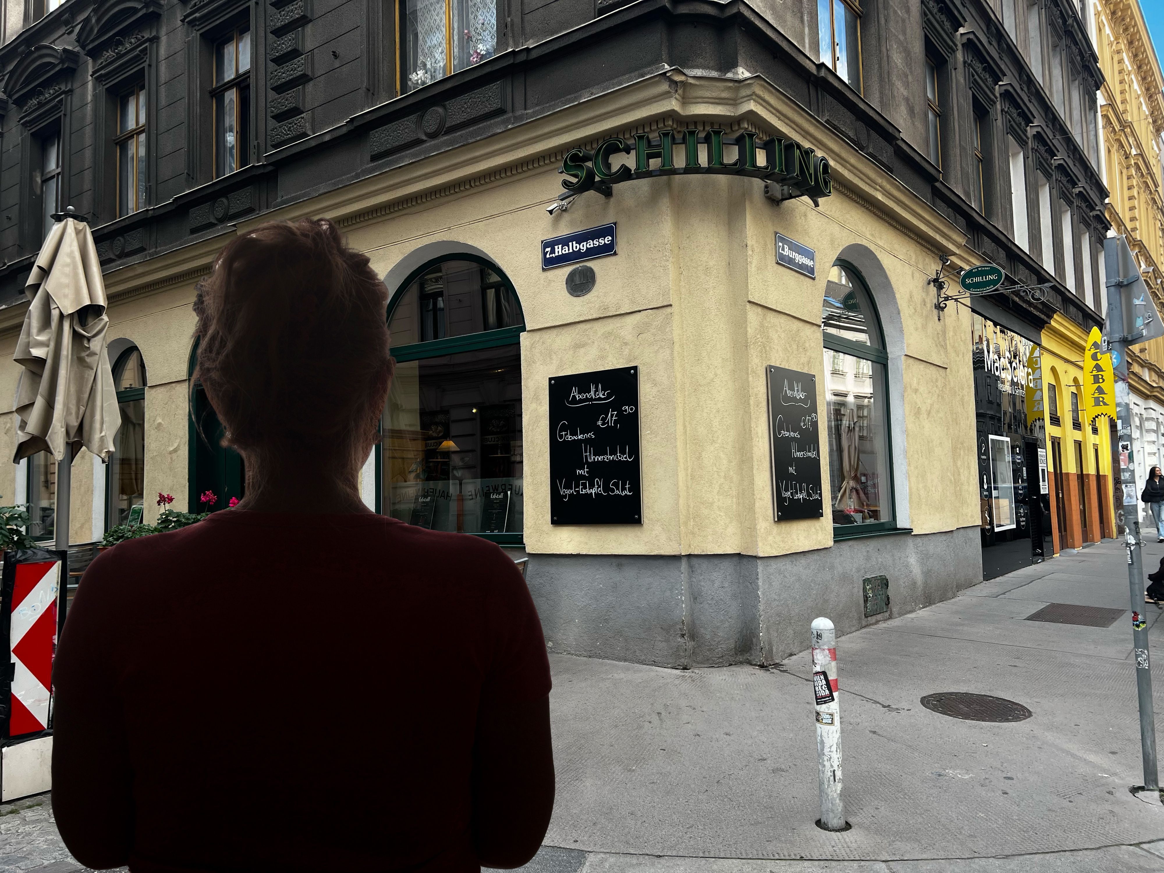 Das Gasthaus Schilling in der Burggasse: Hier kam es zum Antisemitismus-Eklat.