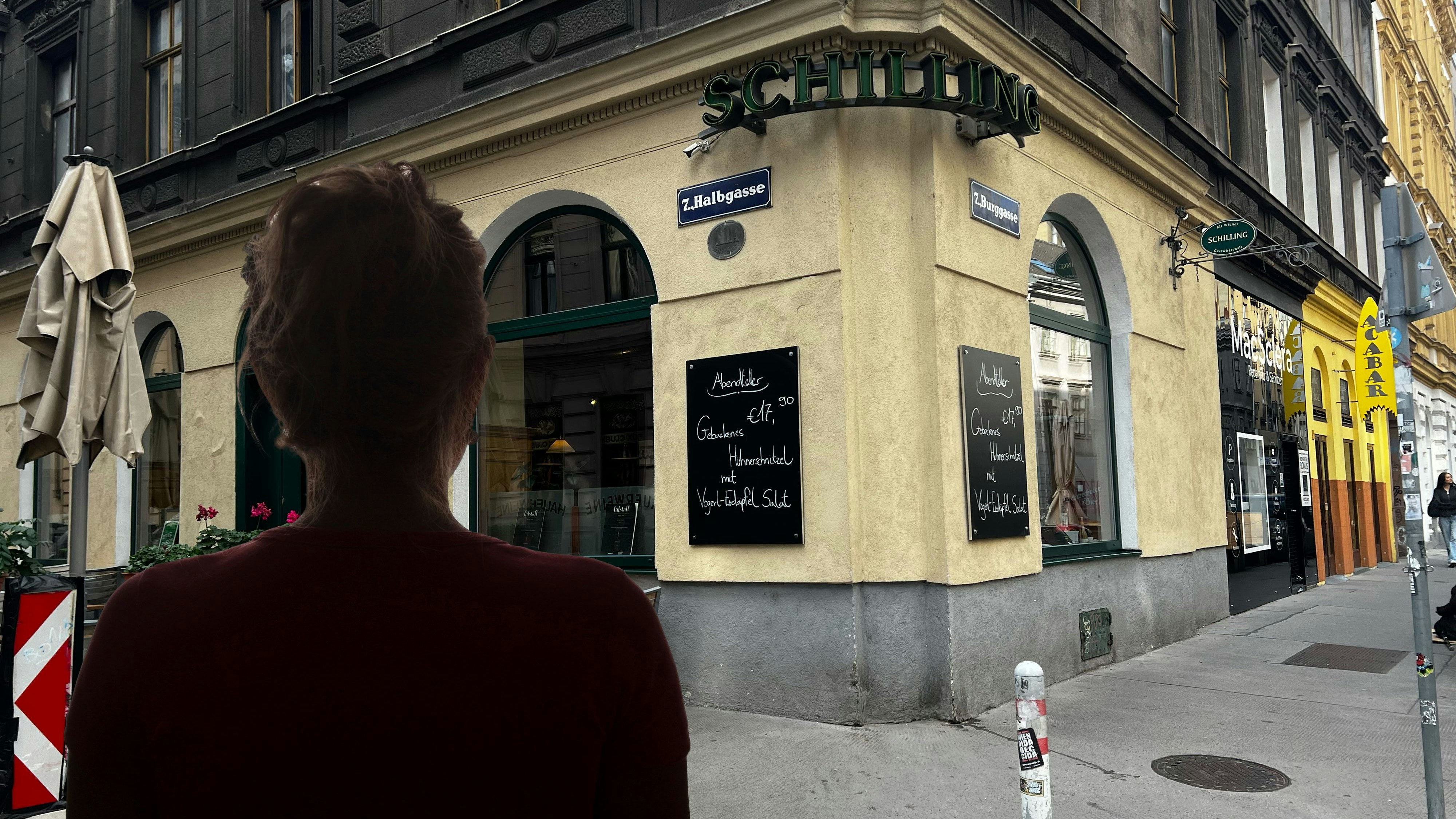 Das Gasthaus Schilling in der Burggasse: Hier kam es zum Antisemitismus-Eklat.