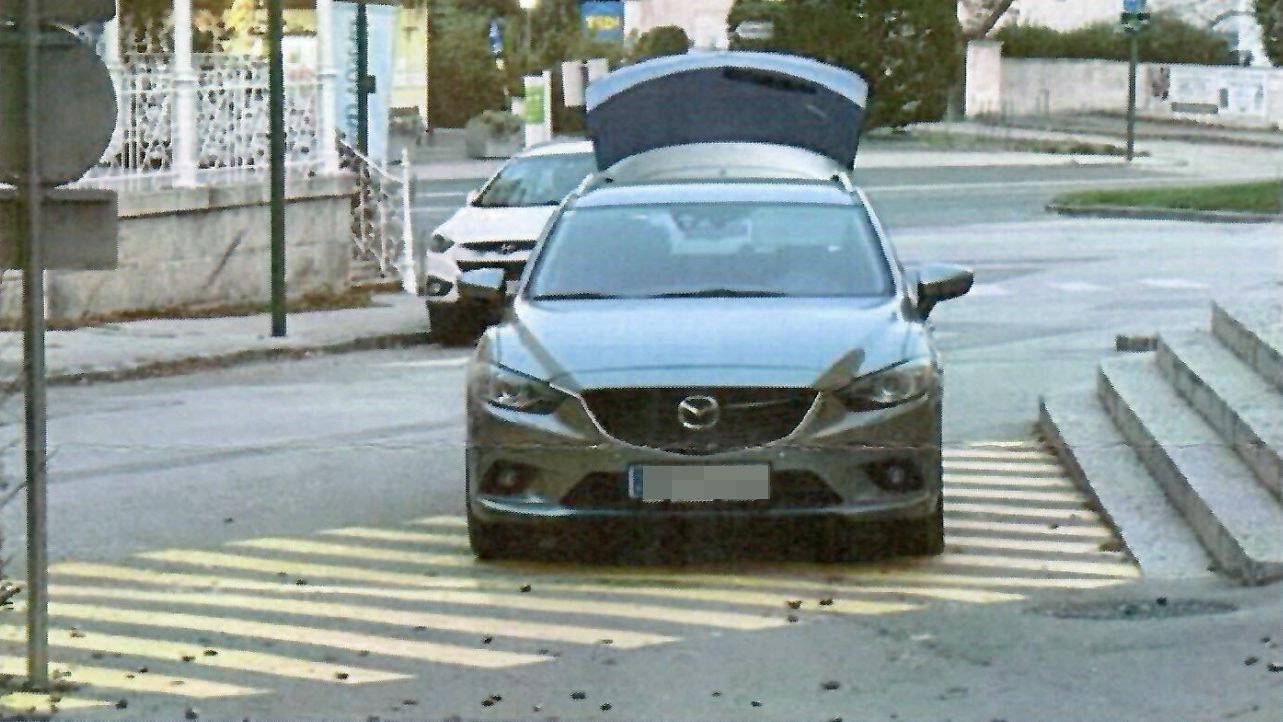 Stefan M. bekam das Foto seines Pkw vom Rechtsanwalt zugeschickt.