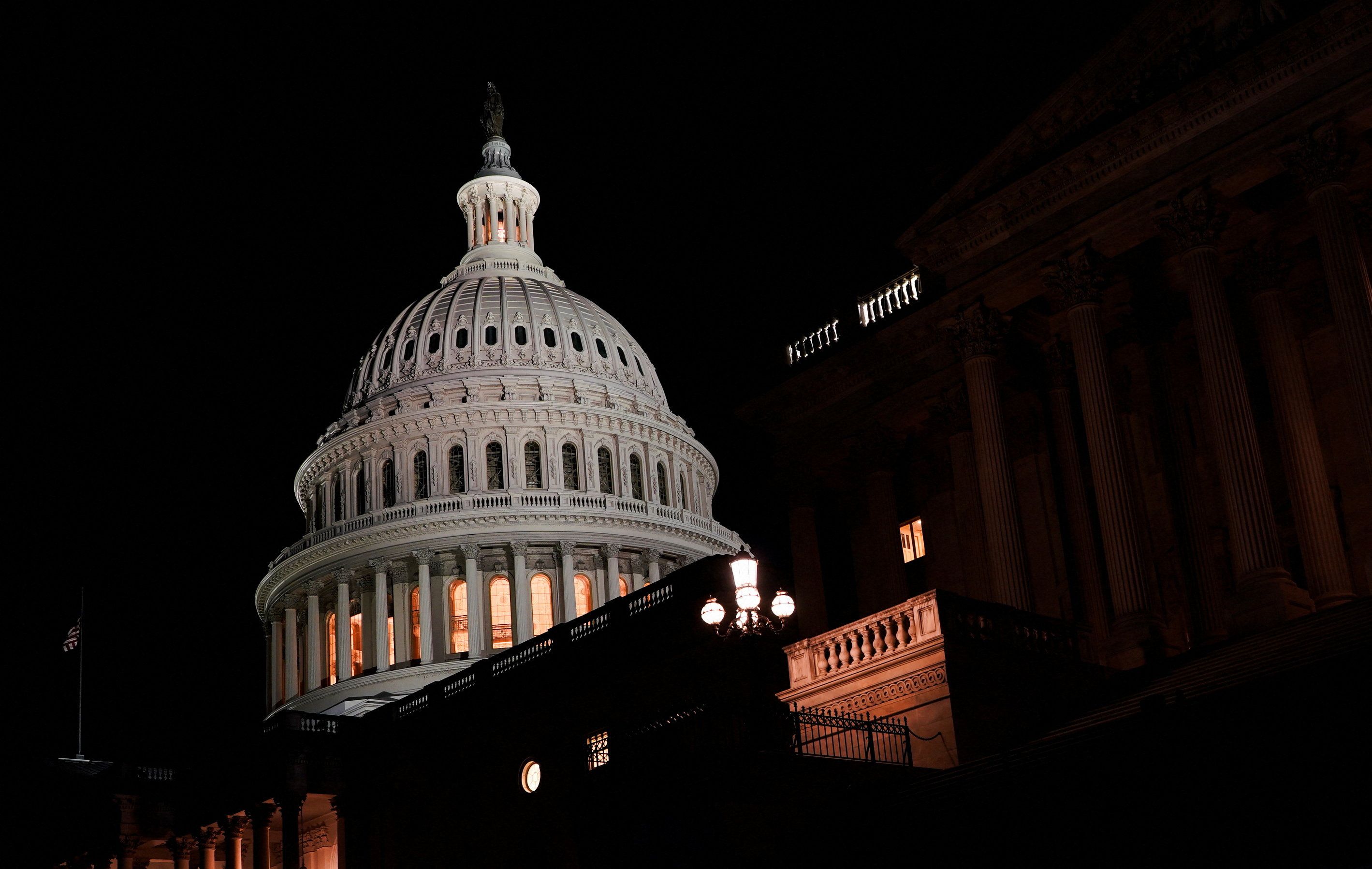 Im Senat in Washington ist am Mittwoch ein Antrag der regierenden Republikaner für einen Übergangshaushalt gescheitert.