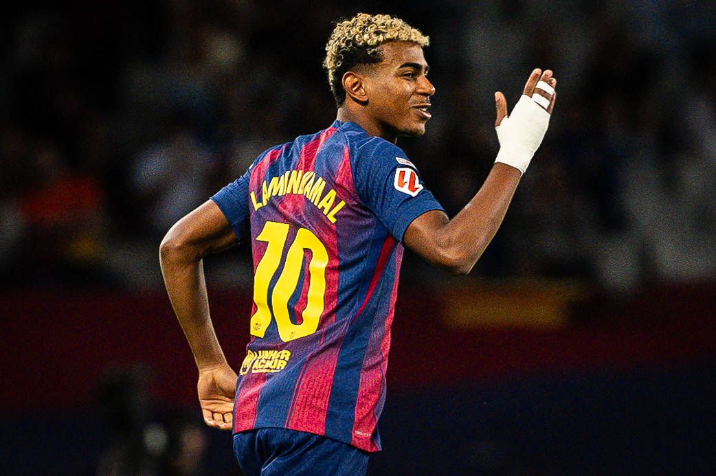 Barcelona-Star Lamine Yamal. 