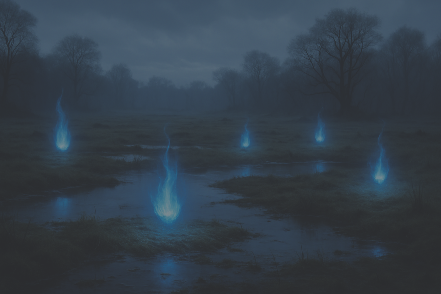 Unheimliches Phänomen: Irrlichter sorgen seit Jahrhunderten für gruselige Stimmung.