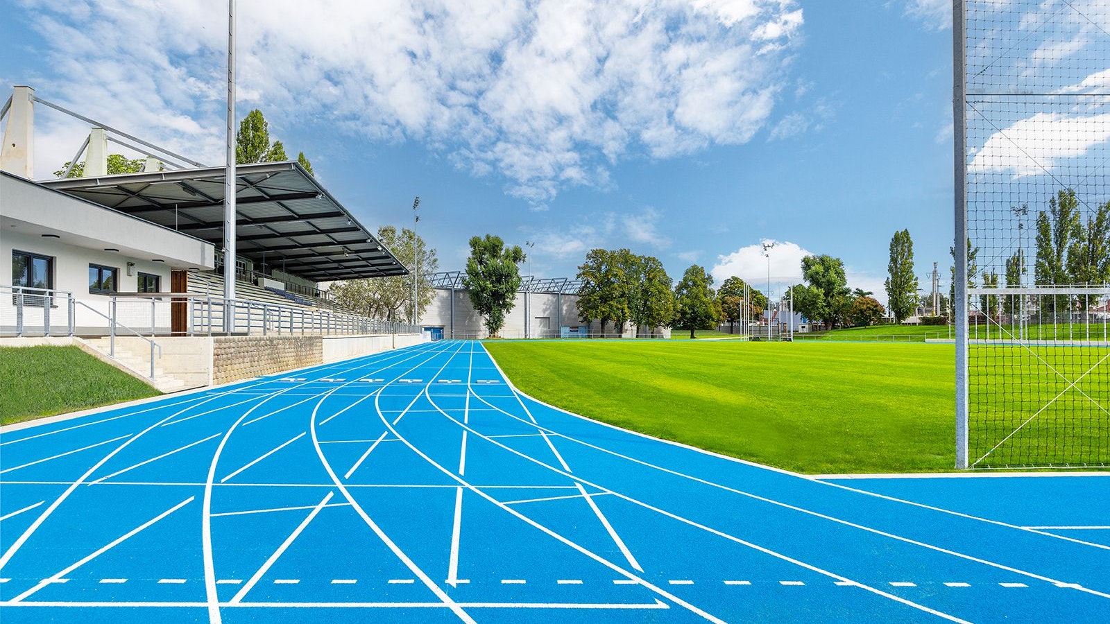 Neue Laufbahn in Stadlau in Wien-Donaustadt. 