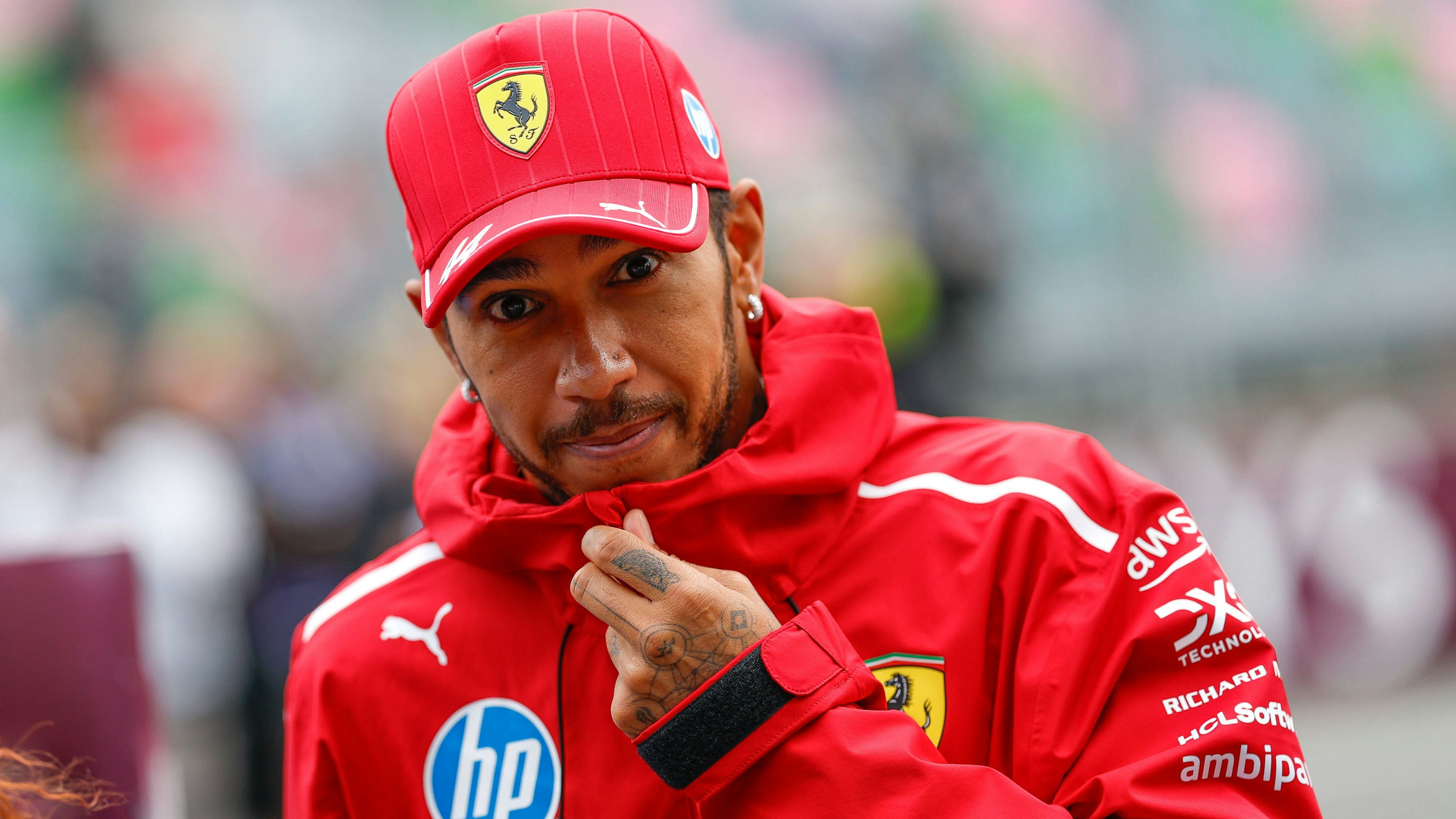 F1 - AZERBAIJAN GRAND PRIX 2025 HAMILTON Lewis gbr, Scuderia Ferrari SF-25, portrait during the 2025 Formula 1 Qatar Airways Azerbaijan Grand Prix, 17th round of the 2025 FIA Formula One World Championship, WM, Weltmeisterschaft from September 19 to 21, 2025 on the Baku City Circuit, in Baku, Azerbaijan - BakuAzerbaijan PUBLICATIONxNOTxINxFRAxBEL Copyright: xDPPIx