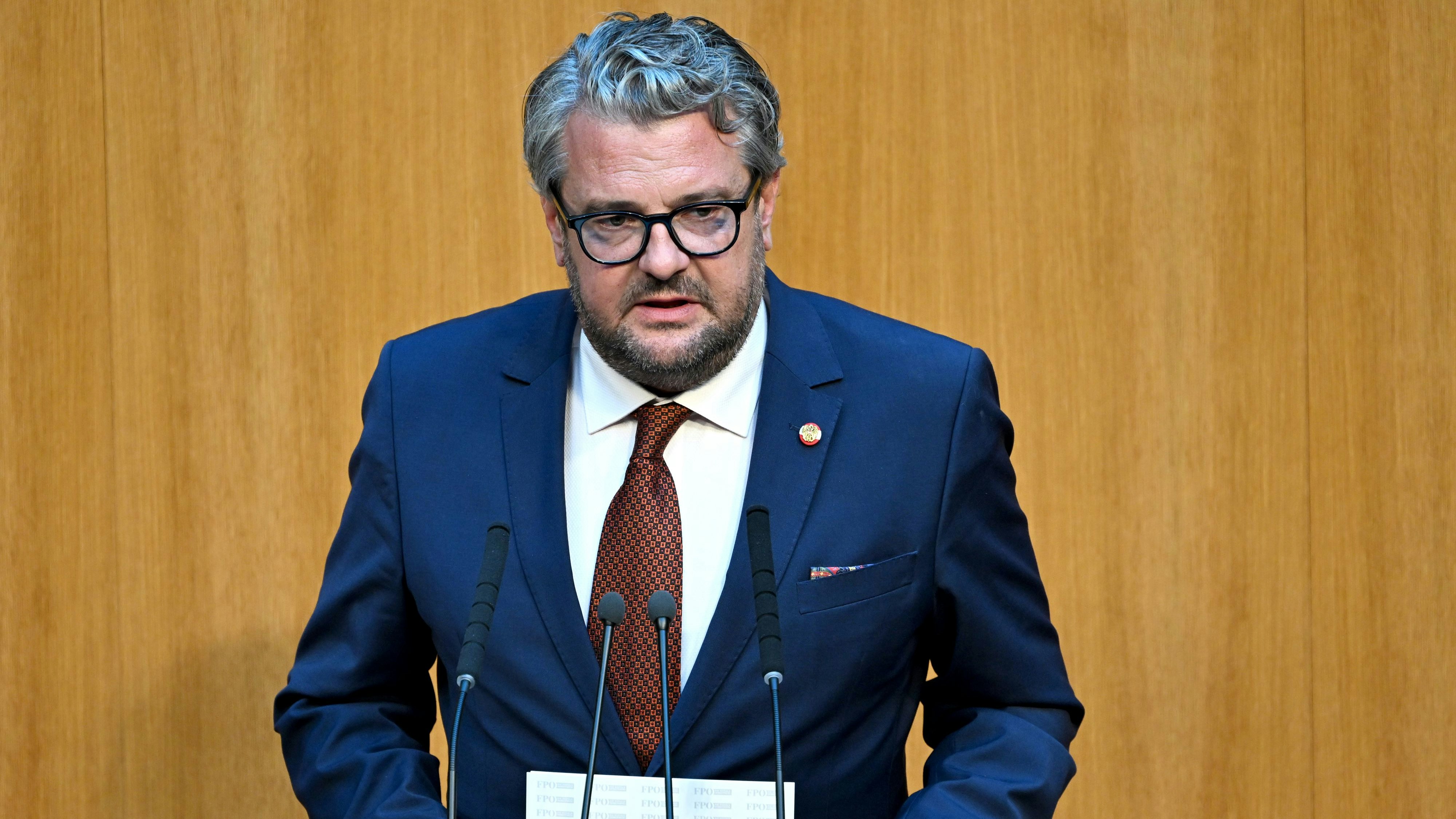 FPÖ-Abgeordneter Wendelin Mölzer.