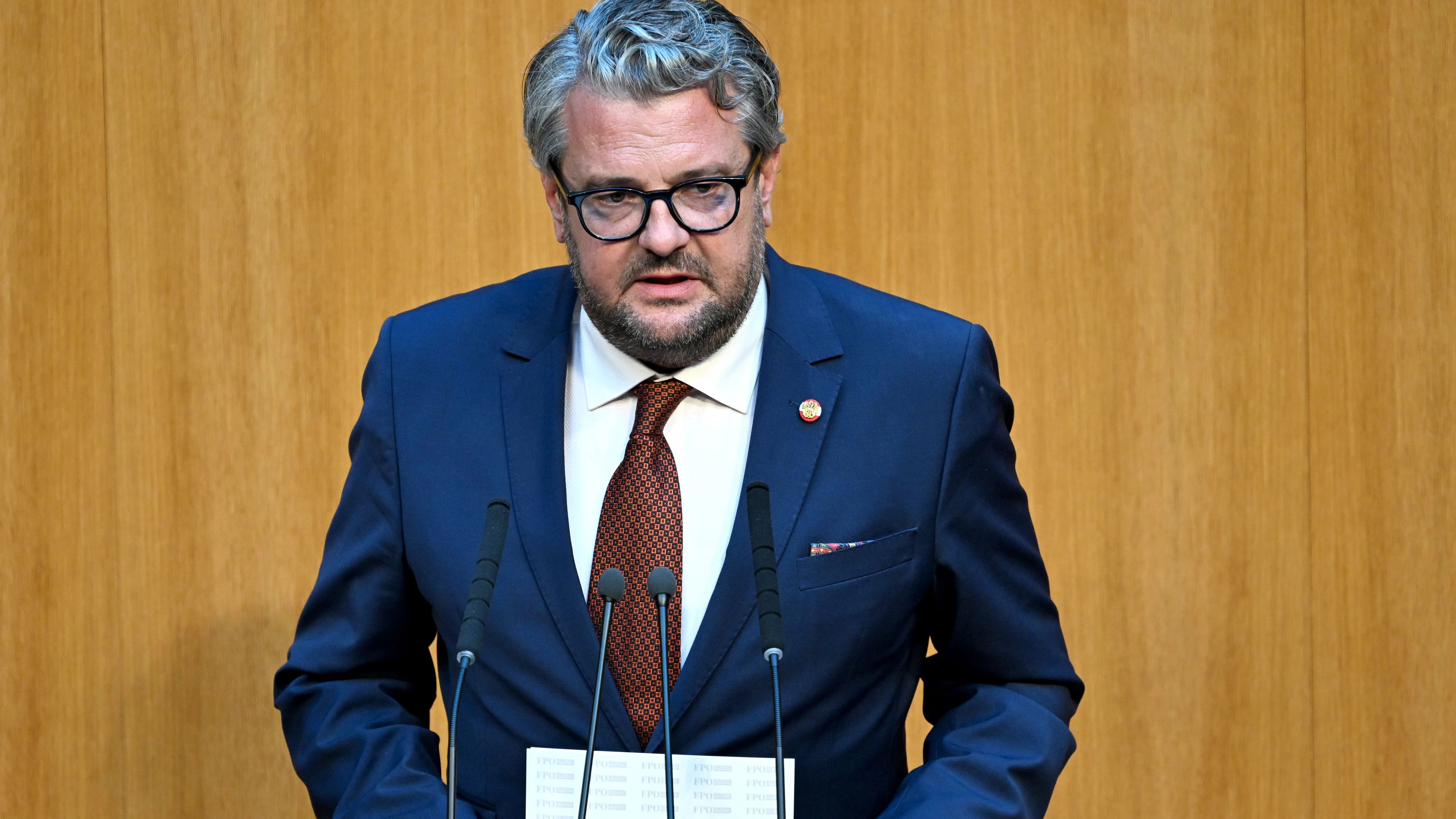FPÖ-Abgeordneter Wendelin Mölzer