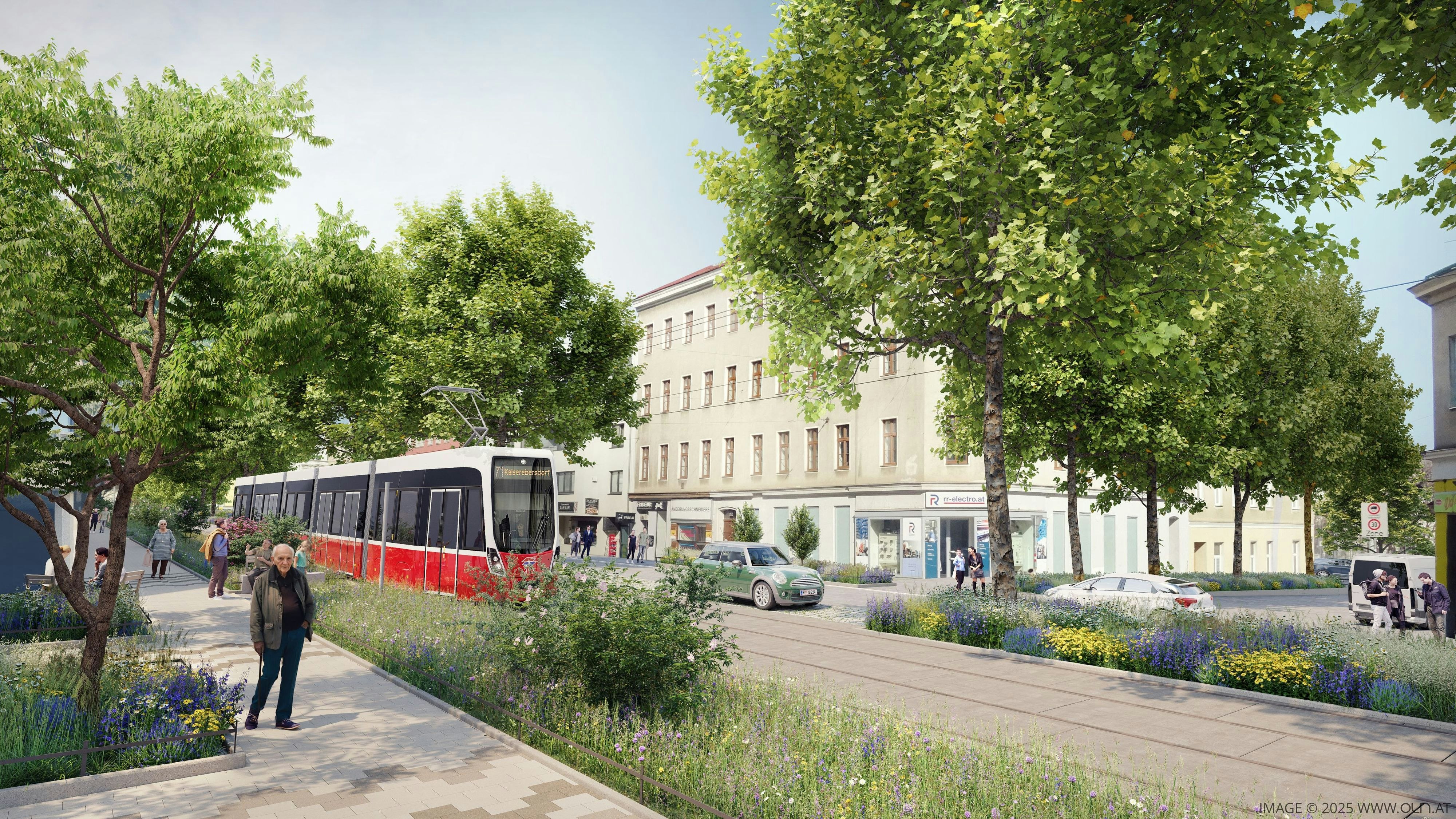 Heute.at - Simmeringer Hauptstraße in Wien wird grün und cool