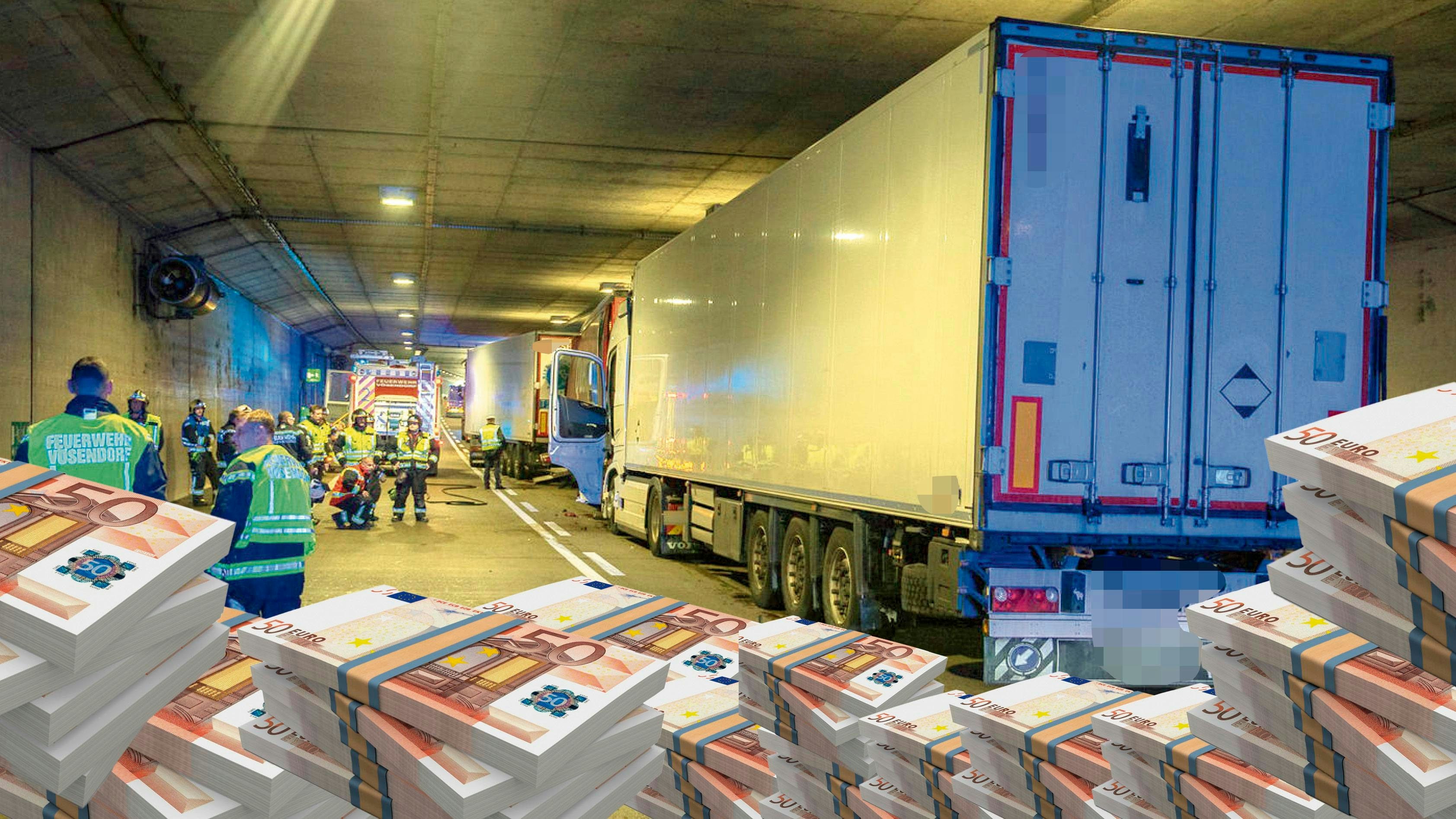 Heute.at - Mega-Fund! Rätsel um 250.000 Euro nach Lkw-Crash