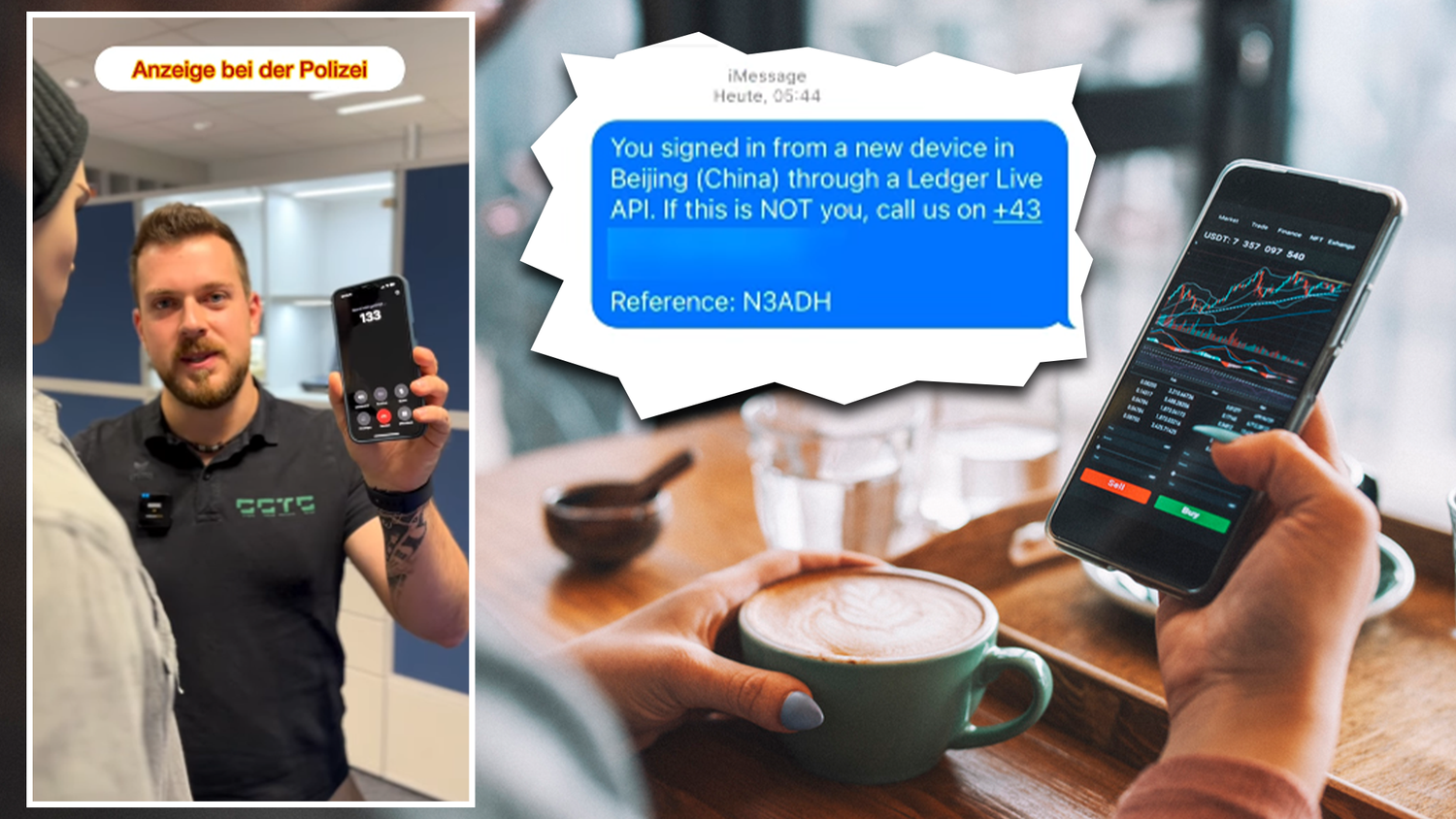 Die Polizei warnt via Instagram vor einer aktuellen Häufung von Krypto-Betrugsfällen. (Symbolbild)