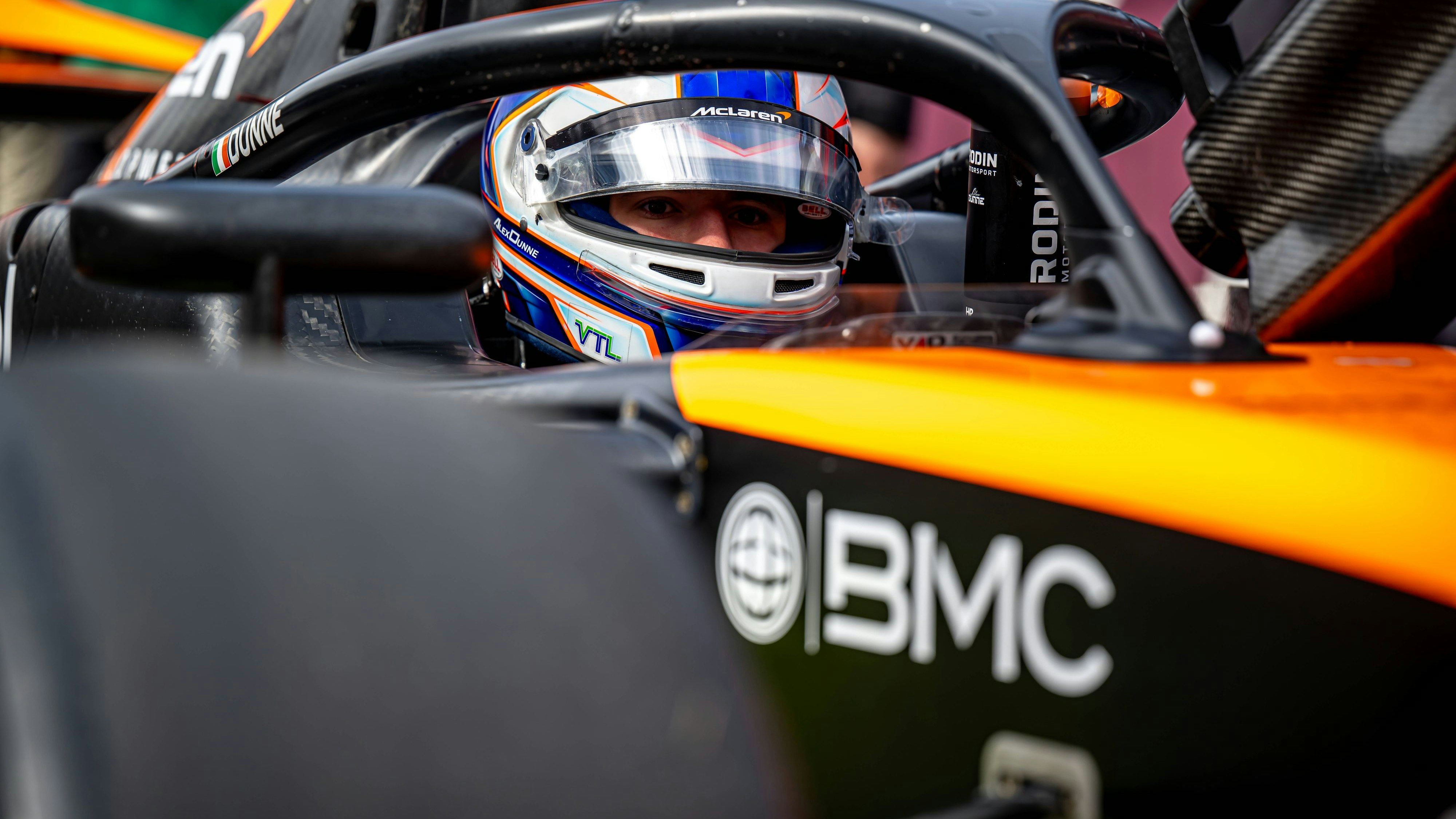 McLaren-Nachwuchsfahrer Alex Dunen. 