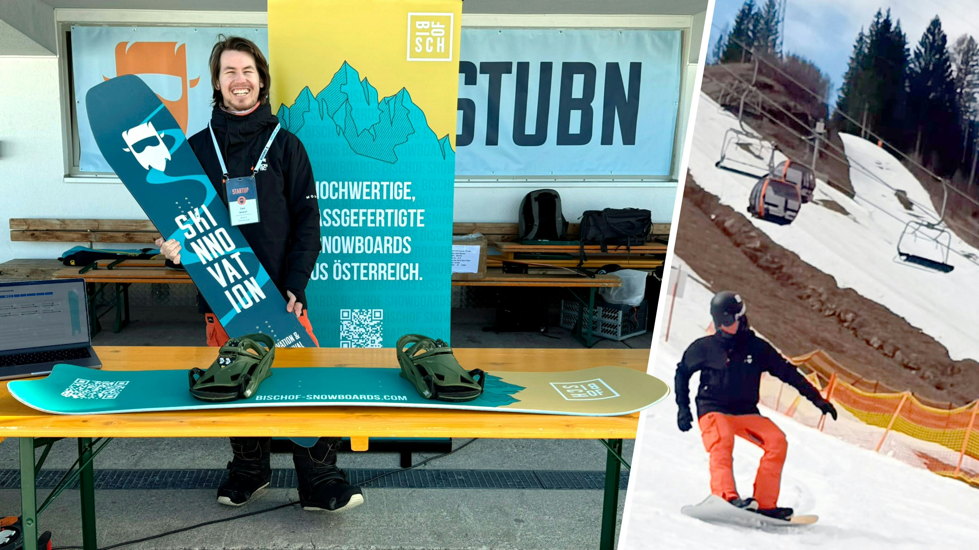 Heute.at - Füße waren zu groß Steirer startete Snowboard-Startup