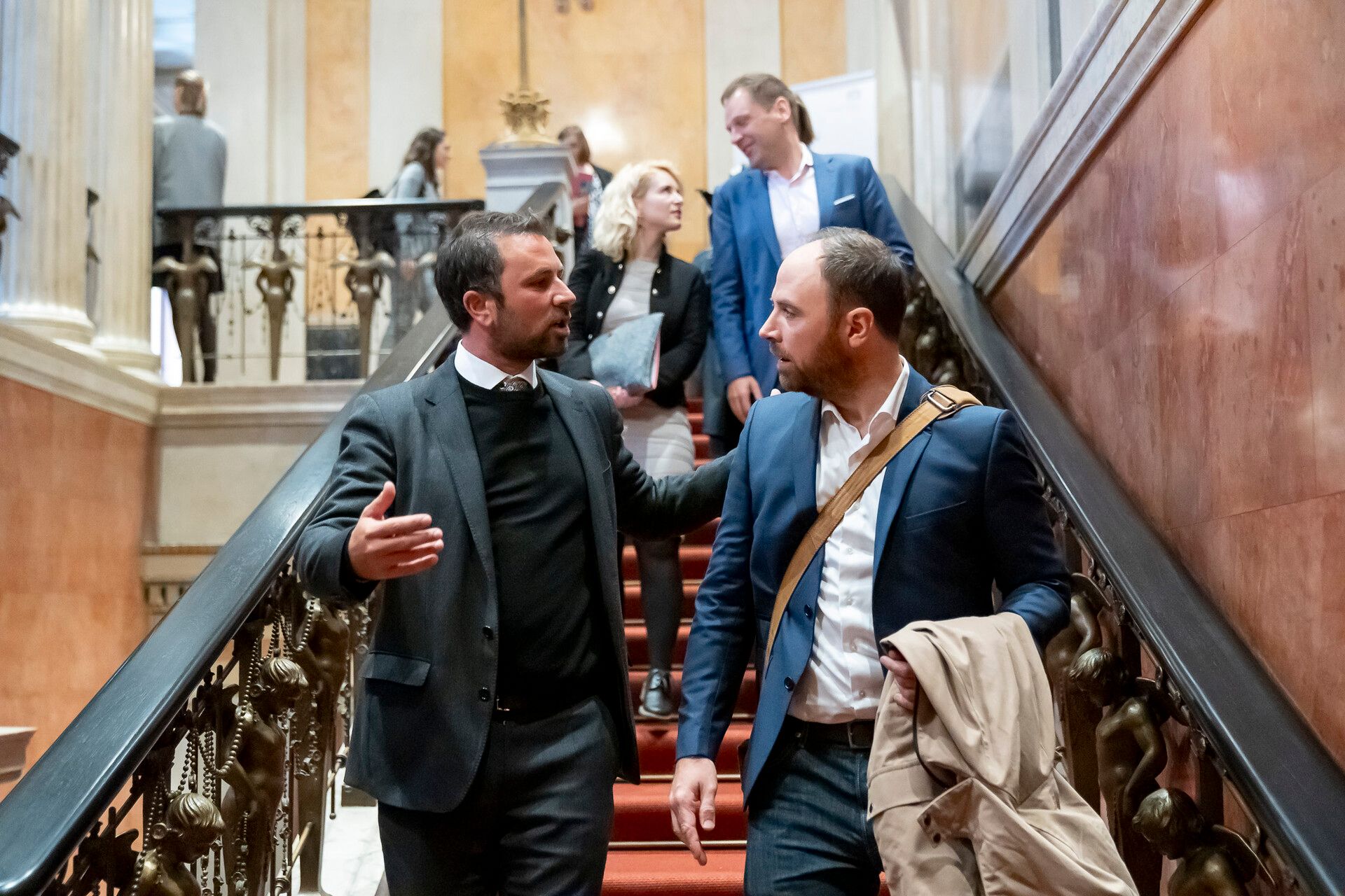 Georg Dornauer (links), hier mit SPÖ-Manager Klaus Seltenheim, flog Donnerstagabend auch aus der Partei.