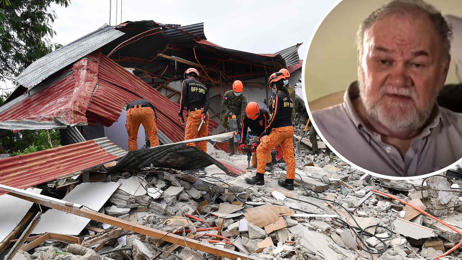 Heute.at - Vater von Meghan sitzt nach Erdbeben im 19. Stock fest