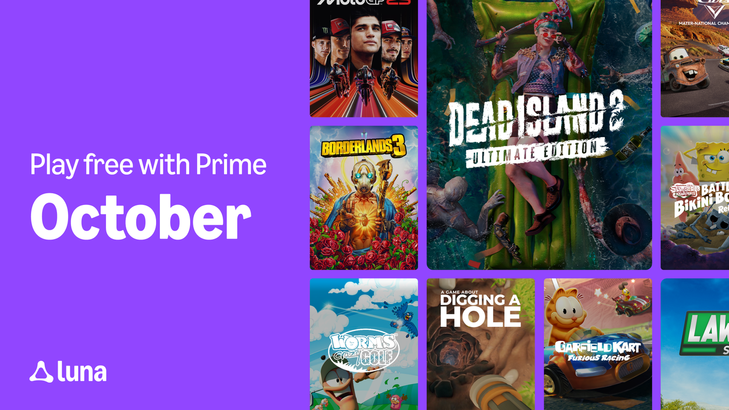 Das Prime Gaming-Update für Oktober.