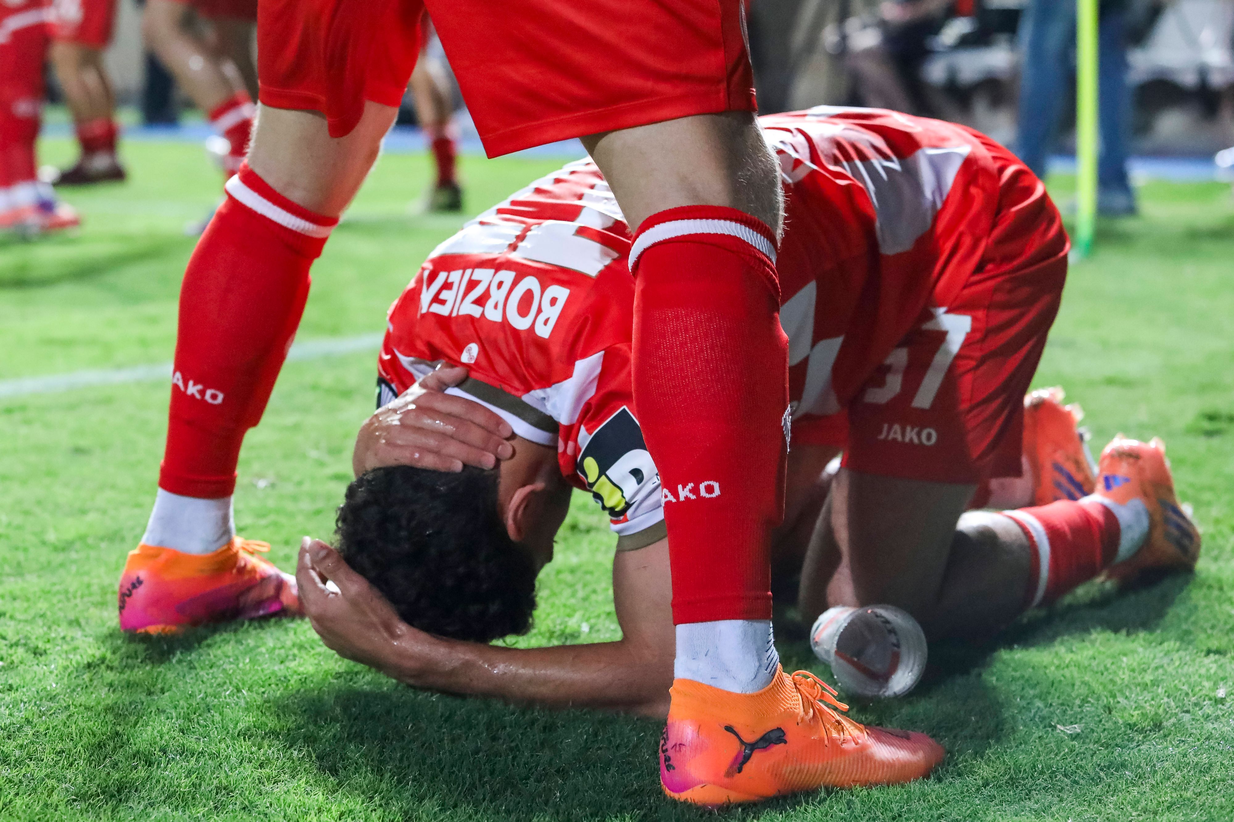 Ex-Klagenfurt-Spieler Ben Bobzien wurde von einem Bierbecher getroffen. 