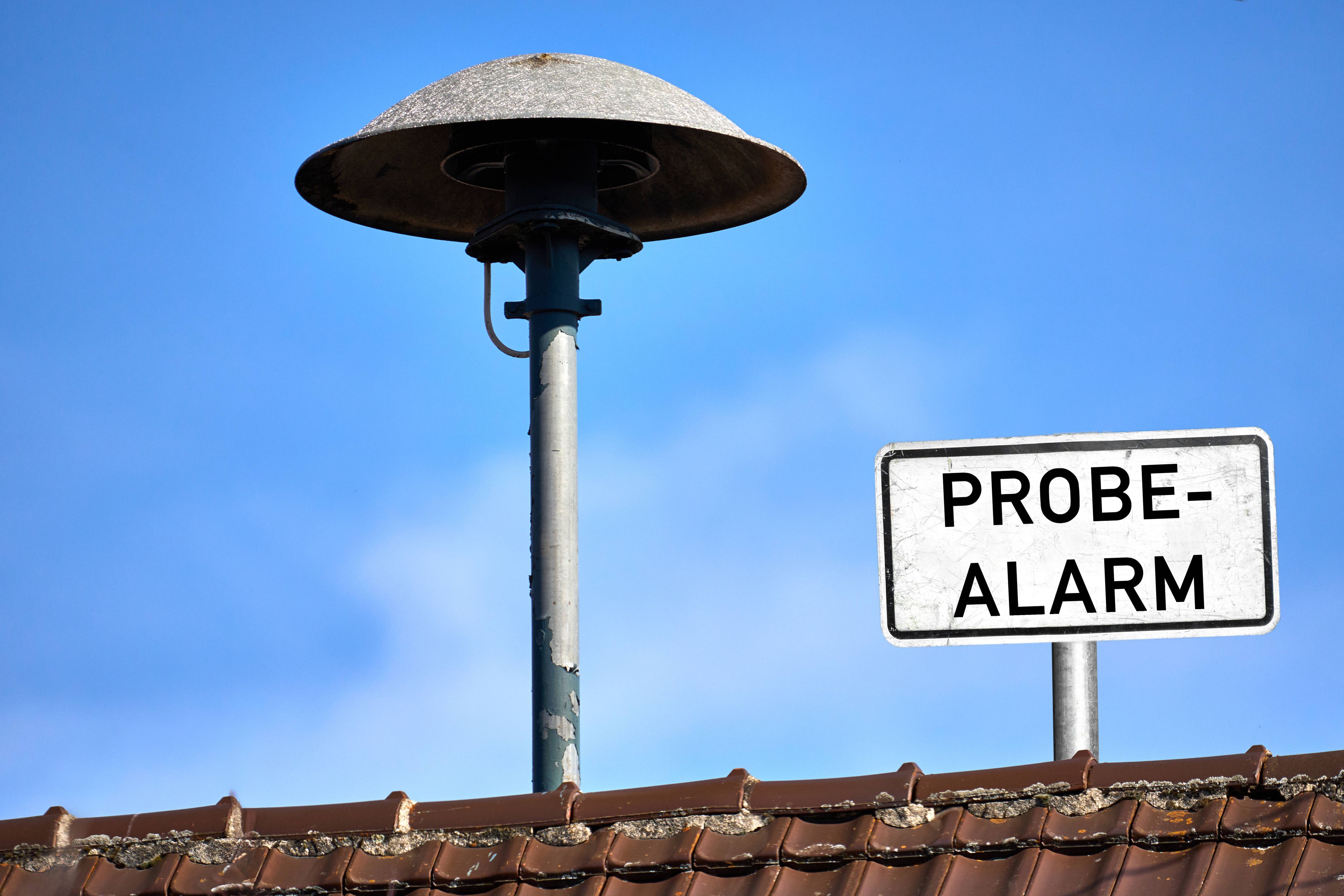 Nur 37 Sirenen funktionierten nicht. Symbolbild.