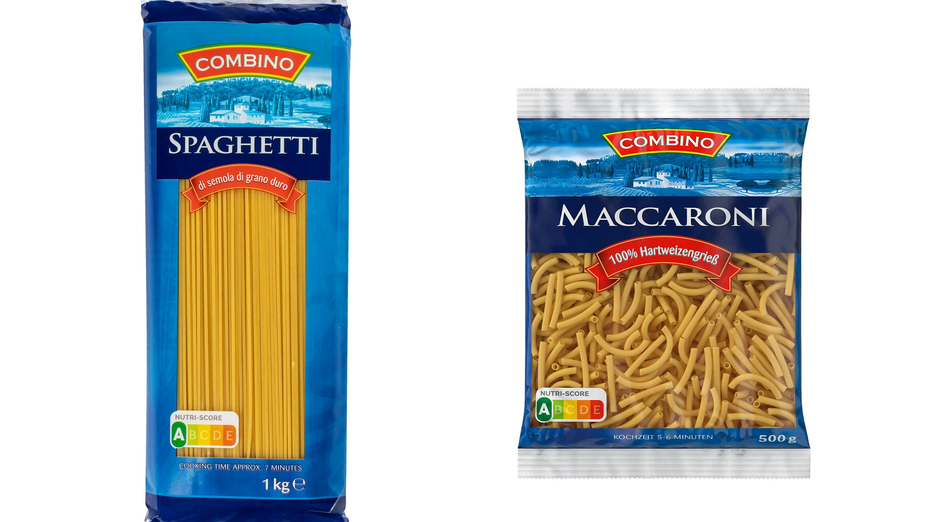 Lidl senkt weiter die Preise: Ab sofort sind fünf Nudelsorten der Eigenmarke "Combino" dauerhaft um bis 20 Cent günstiger.