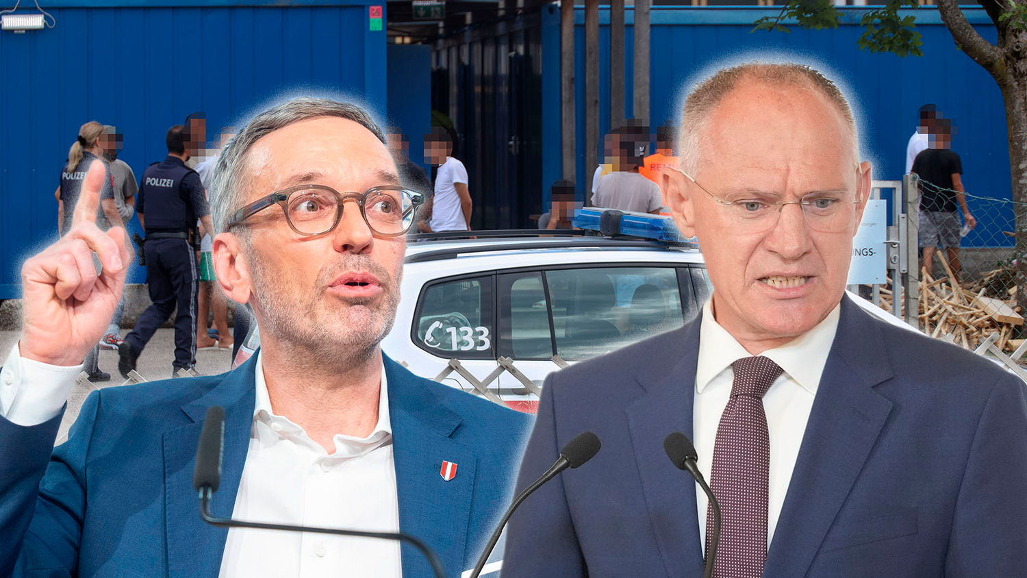 Innenminister Karner kontert den Kickl-Angriffen zu Abschiebungen. 