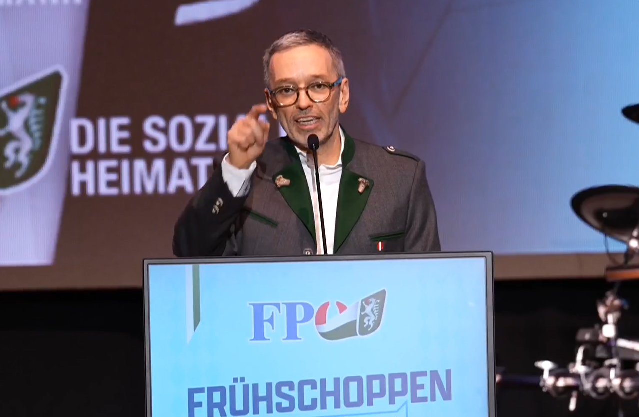 FPÖ-Chef herbert Kickl teilte erneut gegen die Regierung aus.