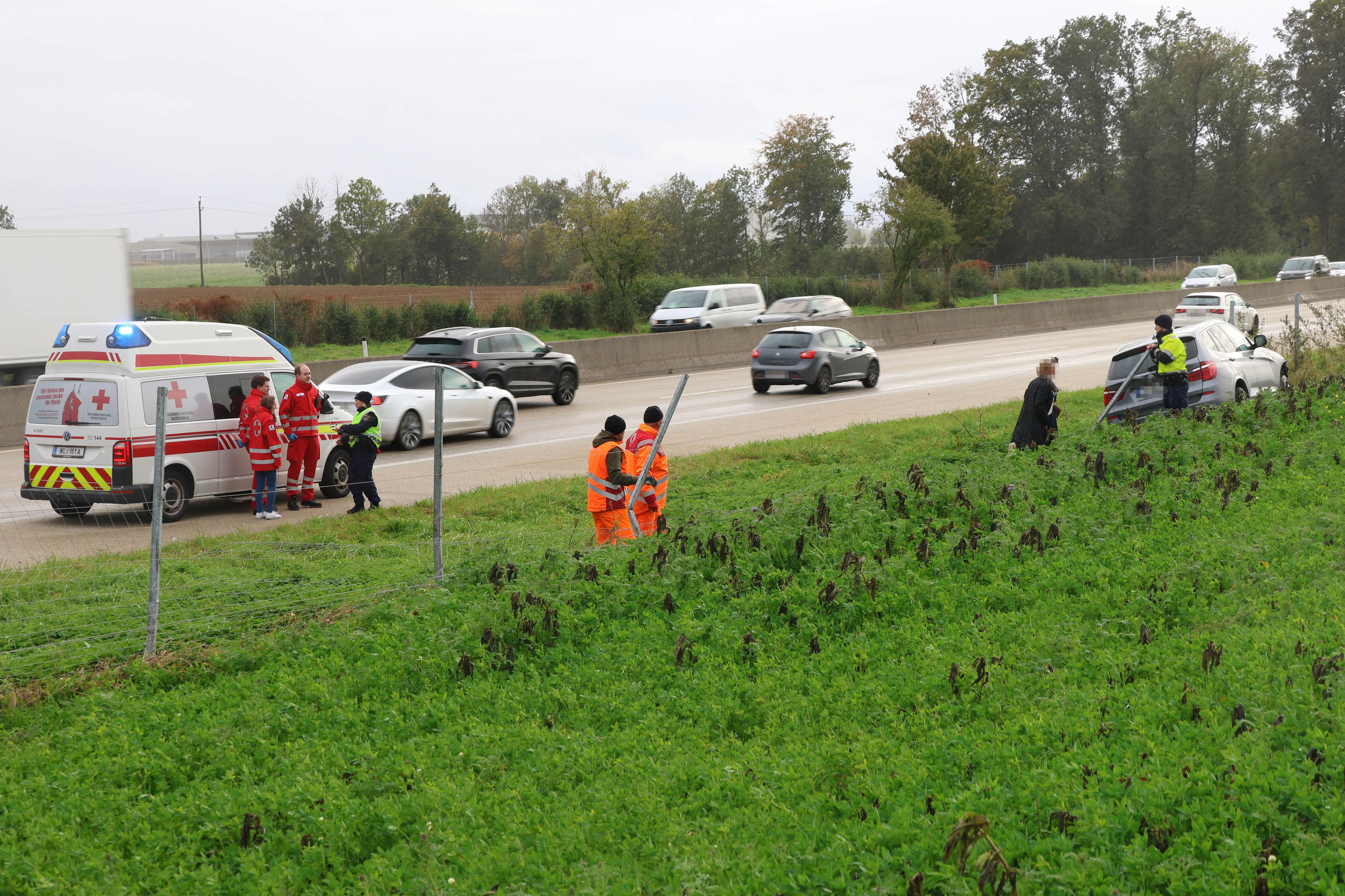 Es bildete sich ein sechs Kilometer langer Stau. 