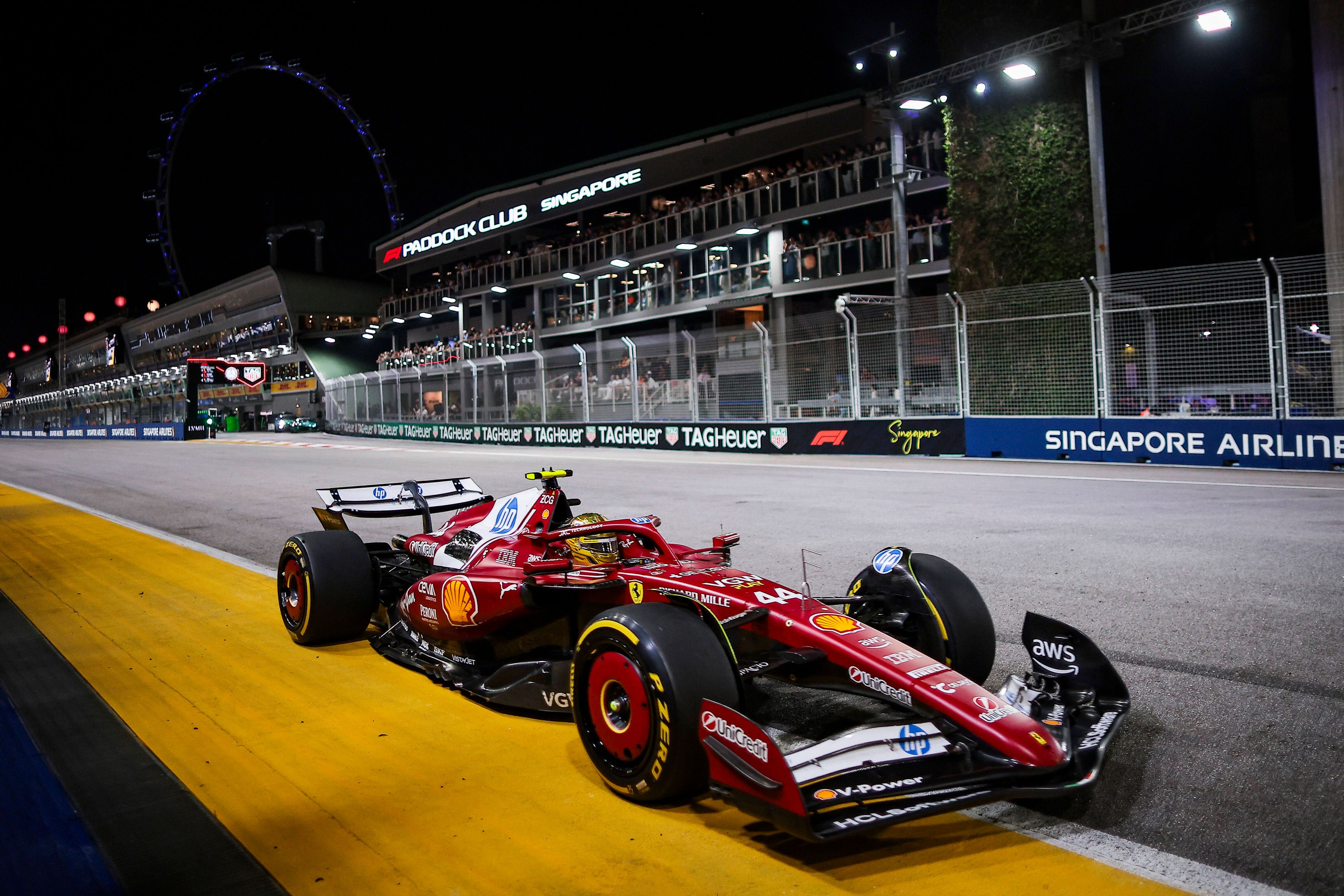 Lewis Hamilton wurde am Ende Achter.