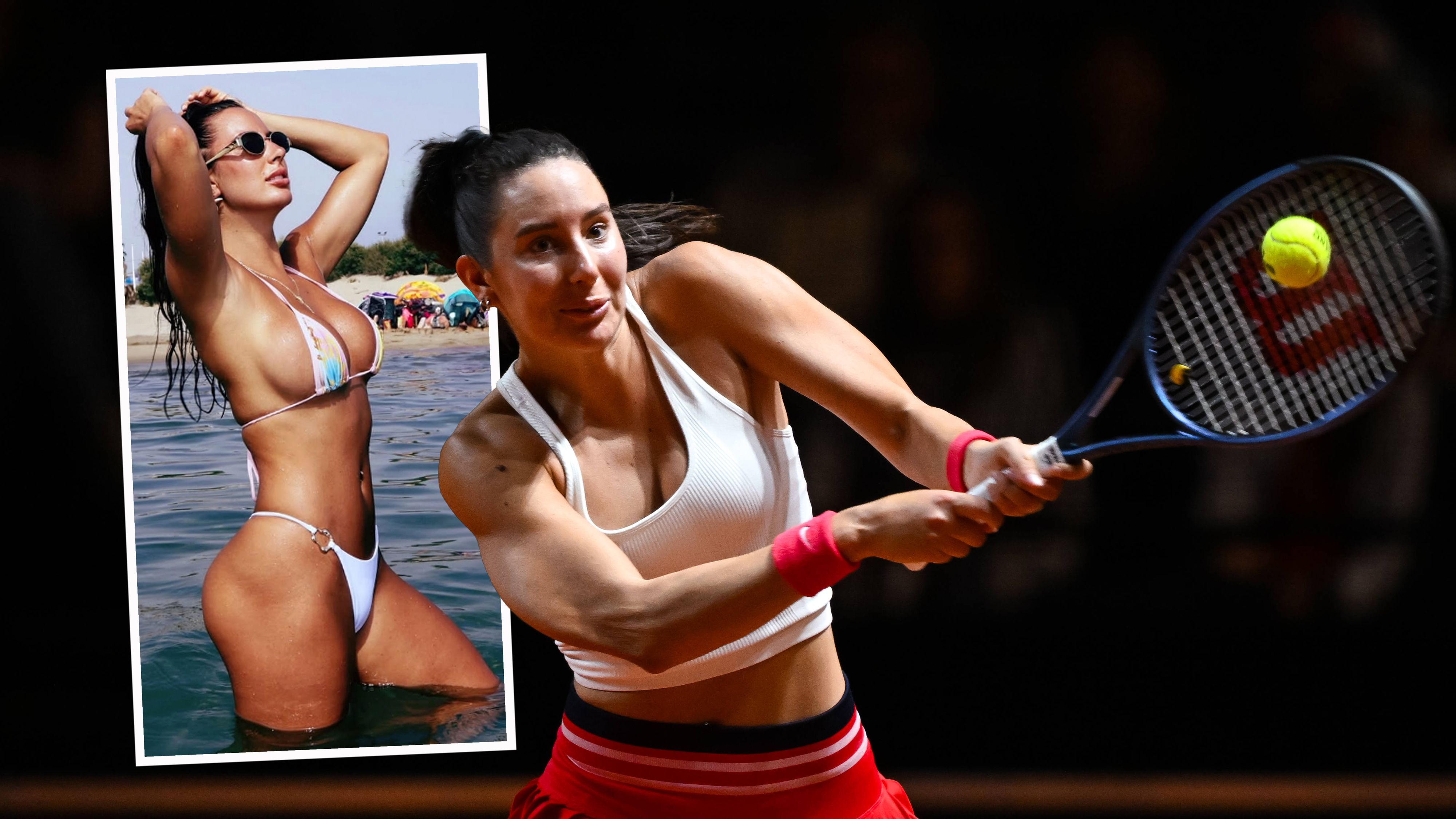 Oceane Dodin vor (r.) und nach der Brust-Vergrößerung.