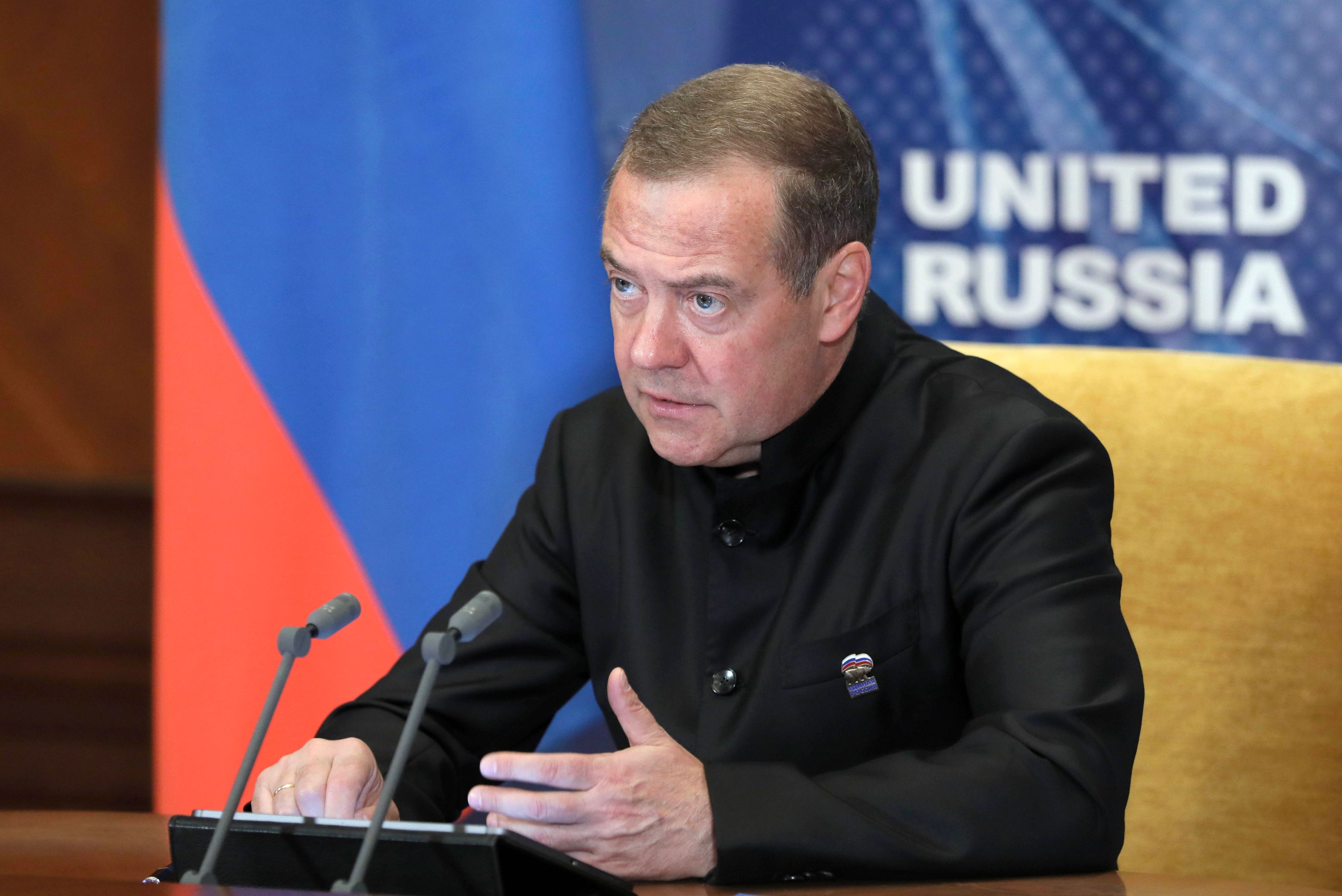 Der stellvertretende Vorsitzende des russischen nationalen Sicherheitsrats, Dmitri Medwedew, attackierte Merz und Macron.