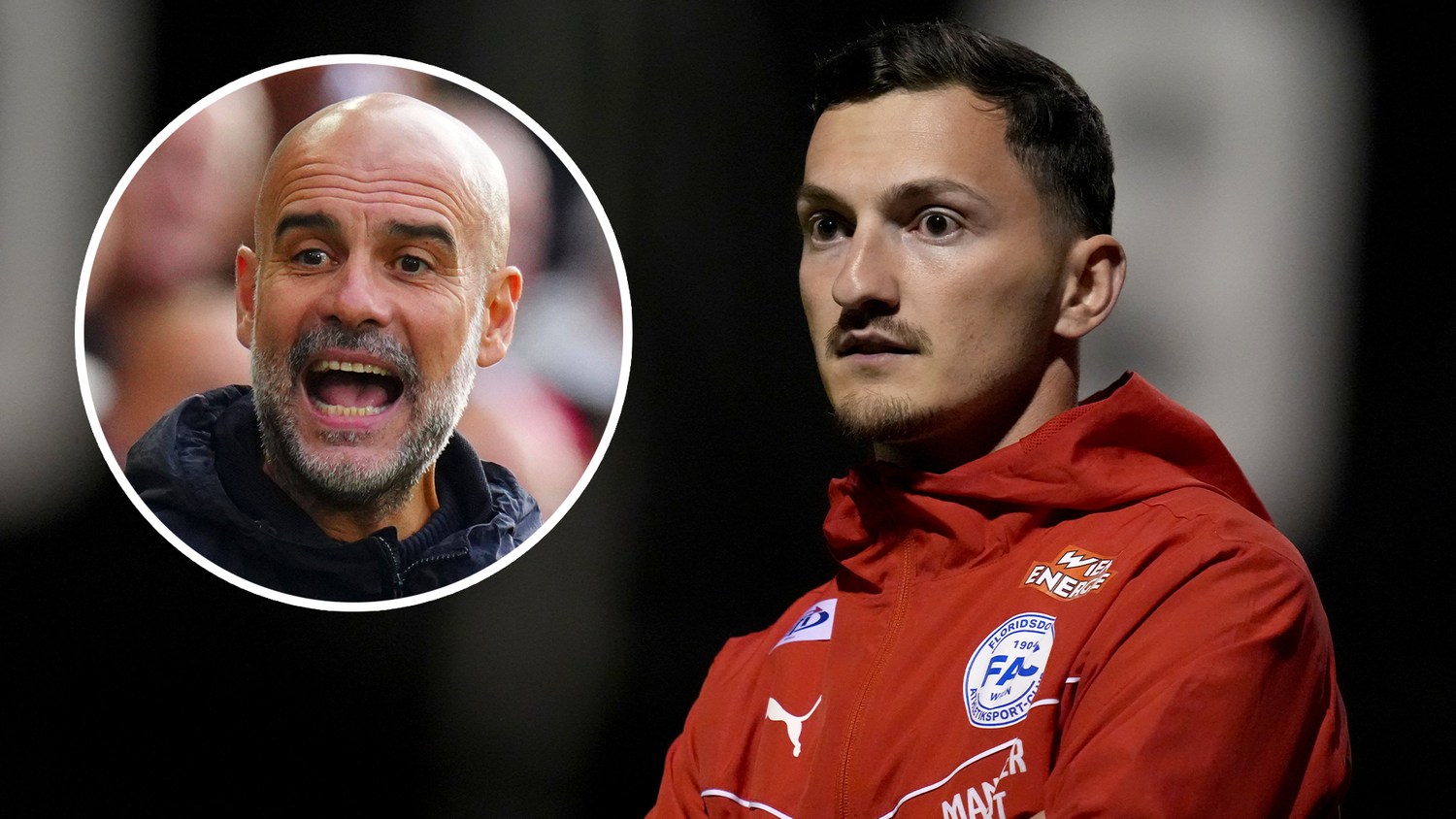 FAC-Trainer Sinan Bytyqi durfte als Spieler unter Star-Coach Pep Guardiola mittrainieren.