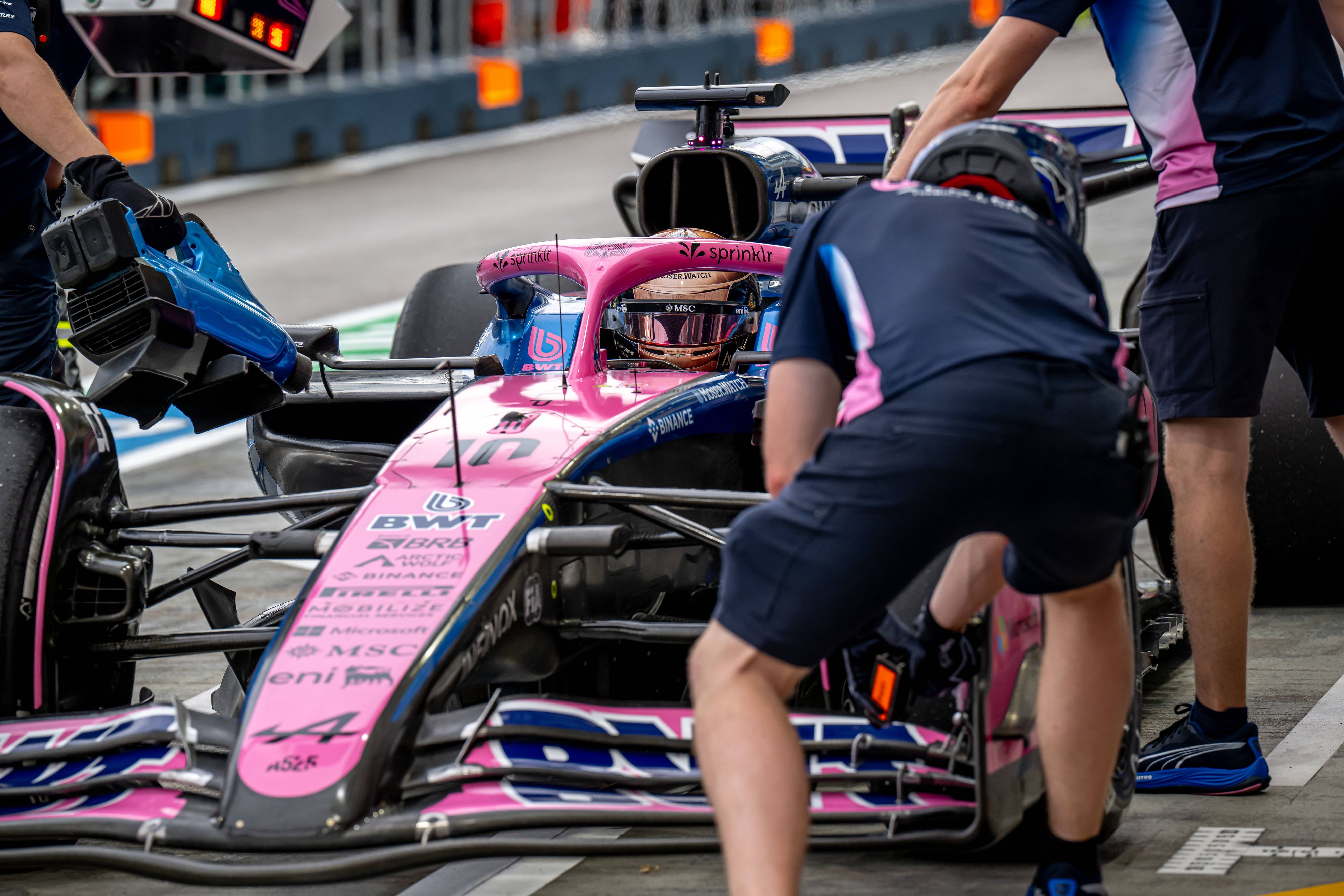 Pierre Gasly beim Grand Prix in Singapur.
