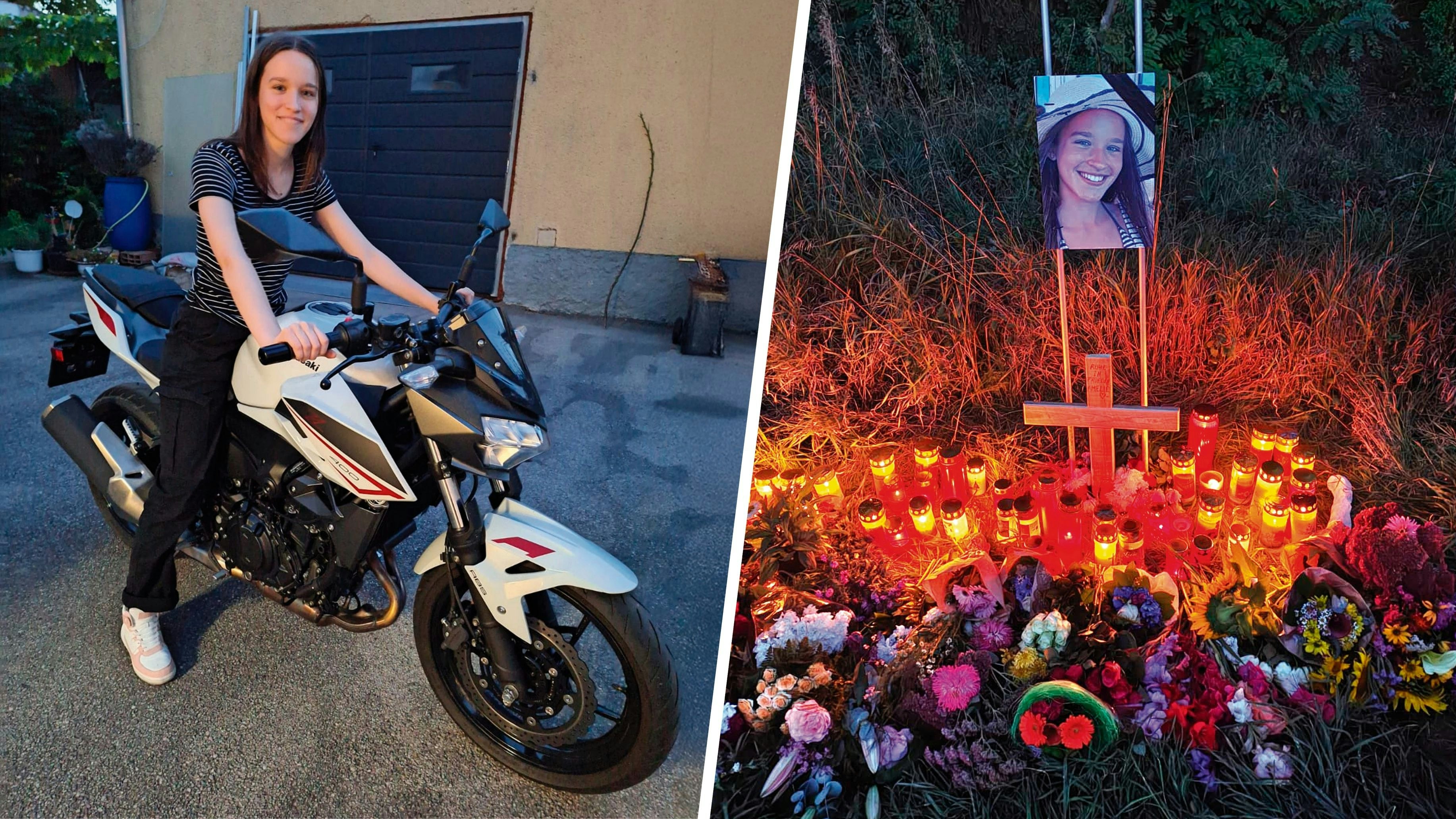 Heute.at - Trauer um Amelie – Bikerin (20) von Alko-Lenker getötet