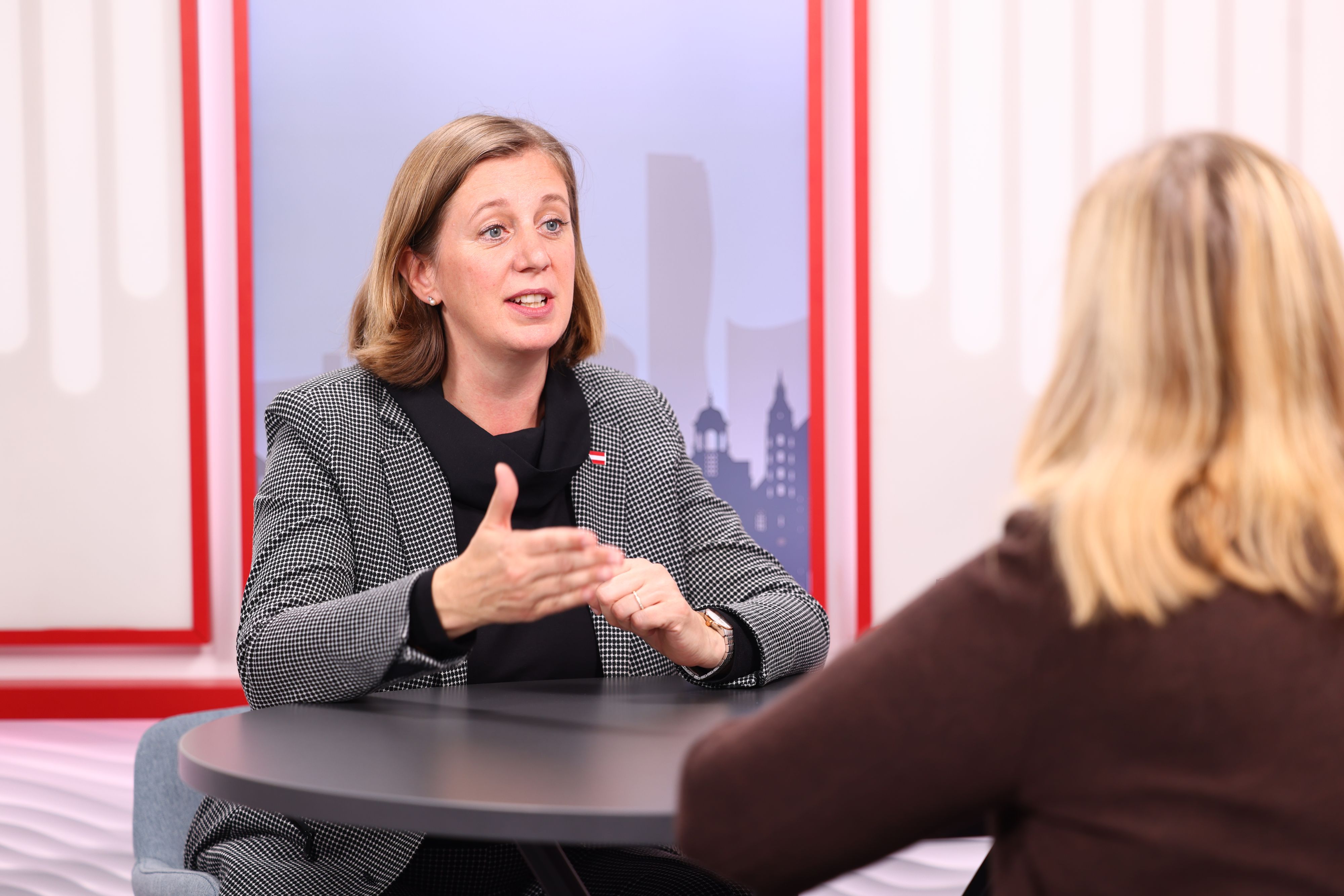 Finanzstaatssekretärin Barbara Eibinger-Miedl im 