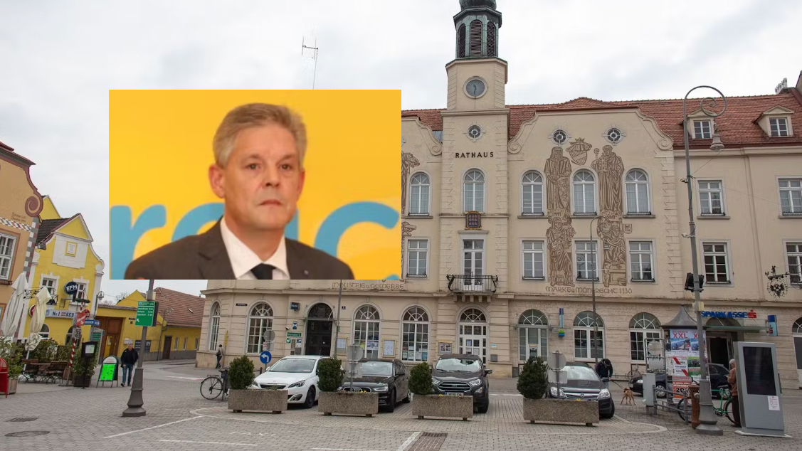 Übt Kritik: Landtagsabgeordneter Hermann Hauer (ÖVP); Rathaus in Neunkirchen
