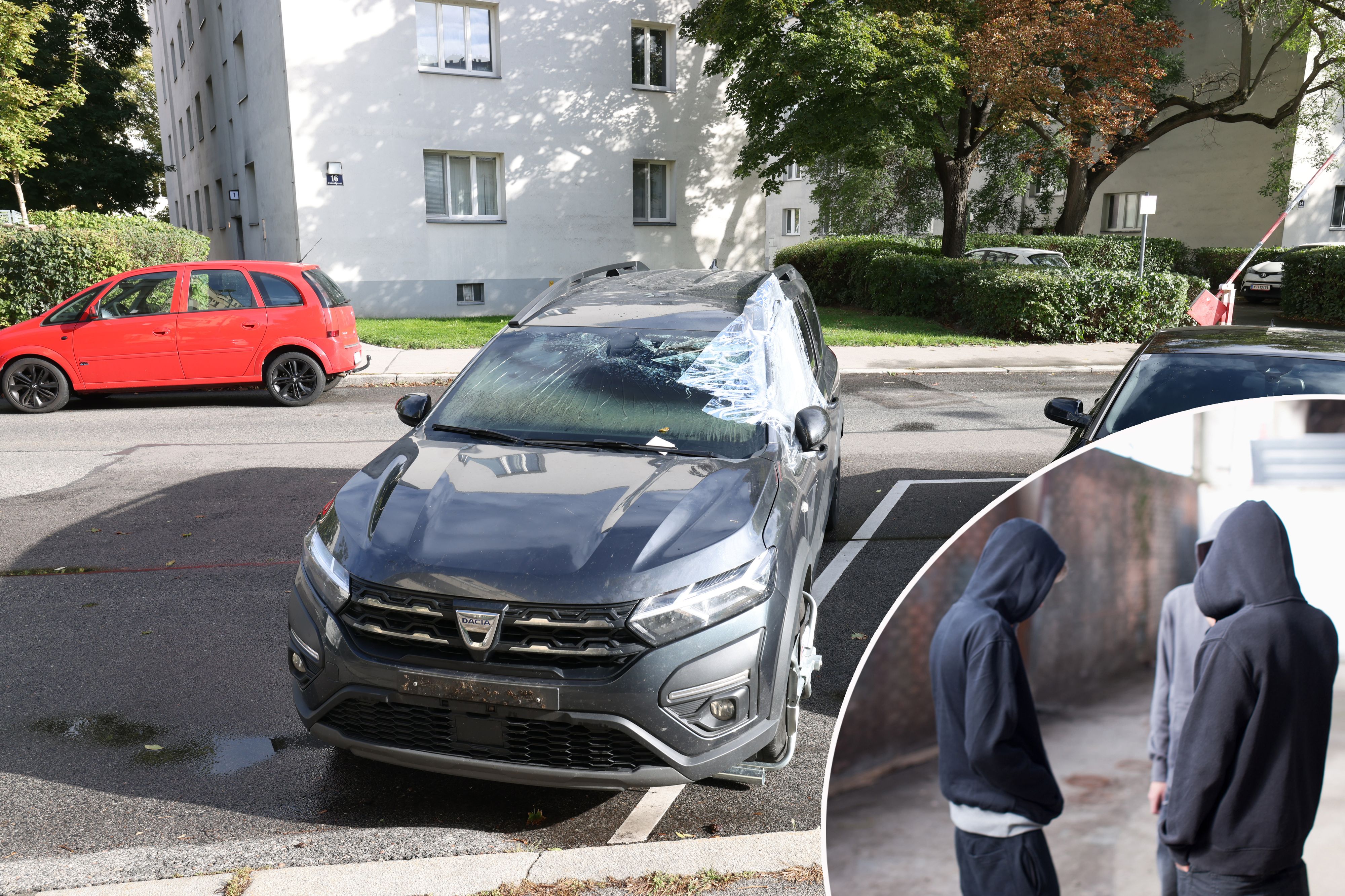 In diesem Wagen soll das Trio (Symbolfoto) Feuer gelegt haben – <em>