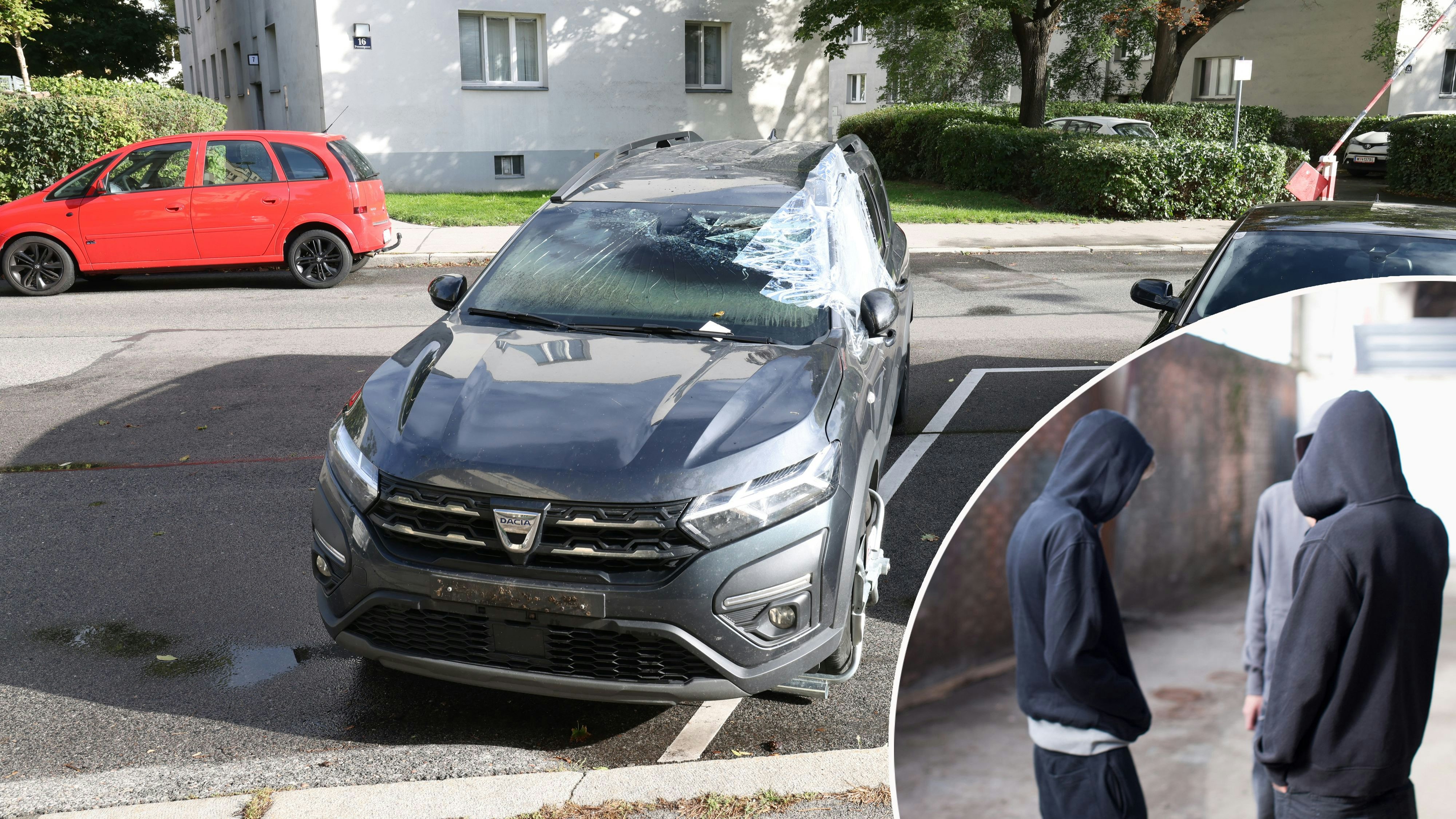 Heute.at - Gestohlenes Auto streikte – Jugendliche legten Feuer!