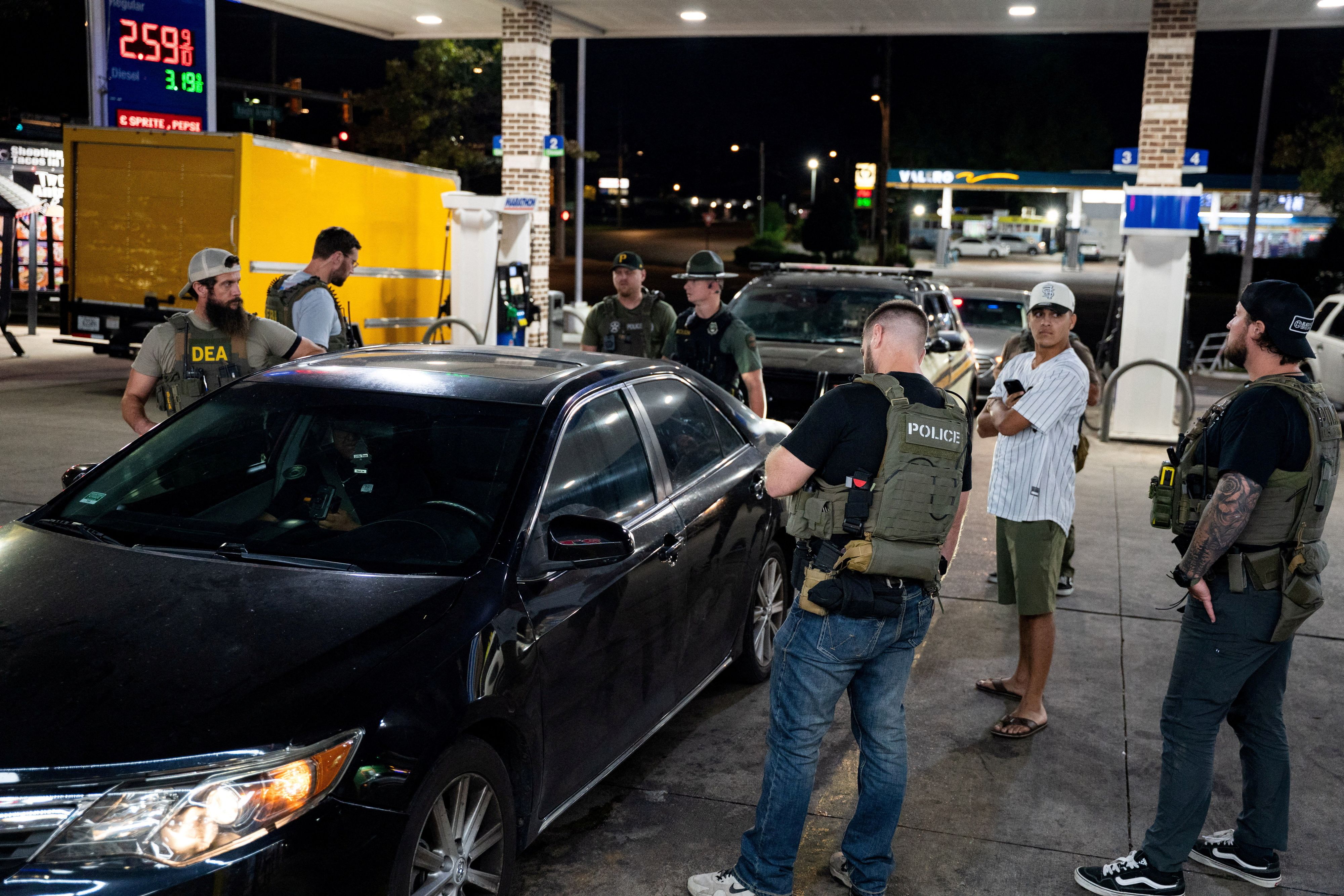 Die Nationalgarde der USA kommt mittlerweile in mehreren US-Bundesstaaten zum Einsatz. 