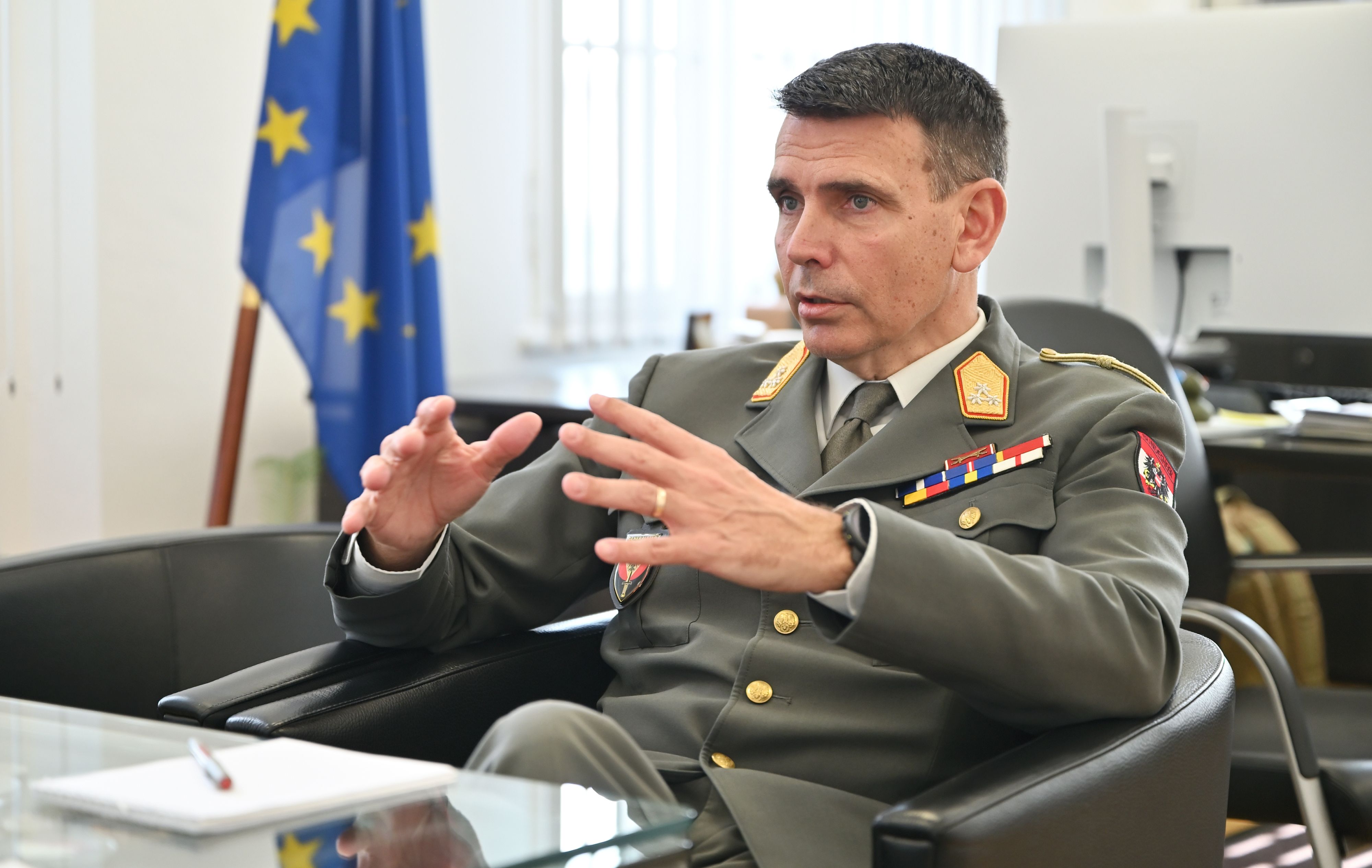 Generalleutnant Bruno Günter Hofbauer ist Planungschef des Bundesheeres und stellvertretender Generalstabschef.