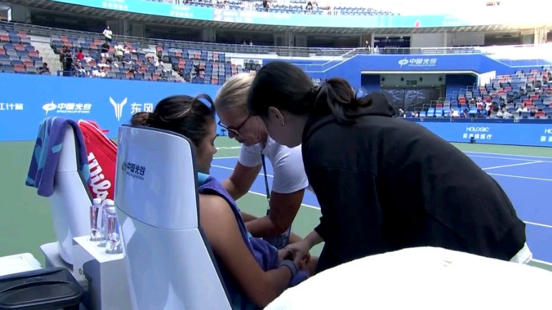 Heute.at - Sorge um nächsten Tennis-Star in Tropen-Hitze von Wuhan