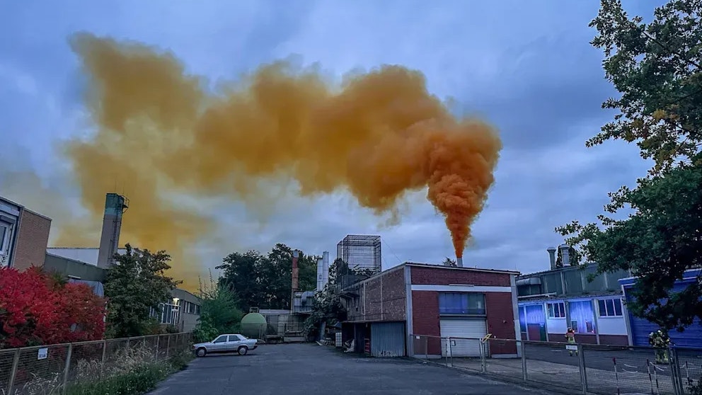 Heute.at - Giftgas-Alarm in Bayern! Gelbe Wolke zieht über Stadt